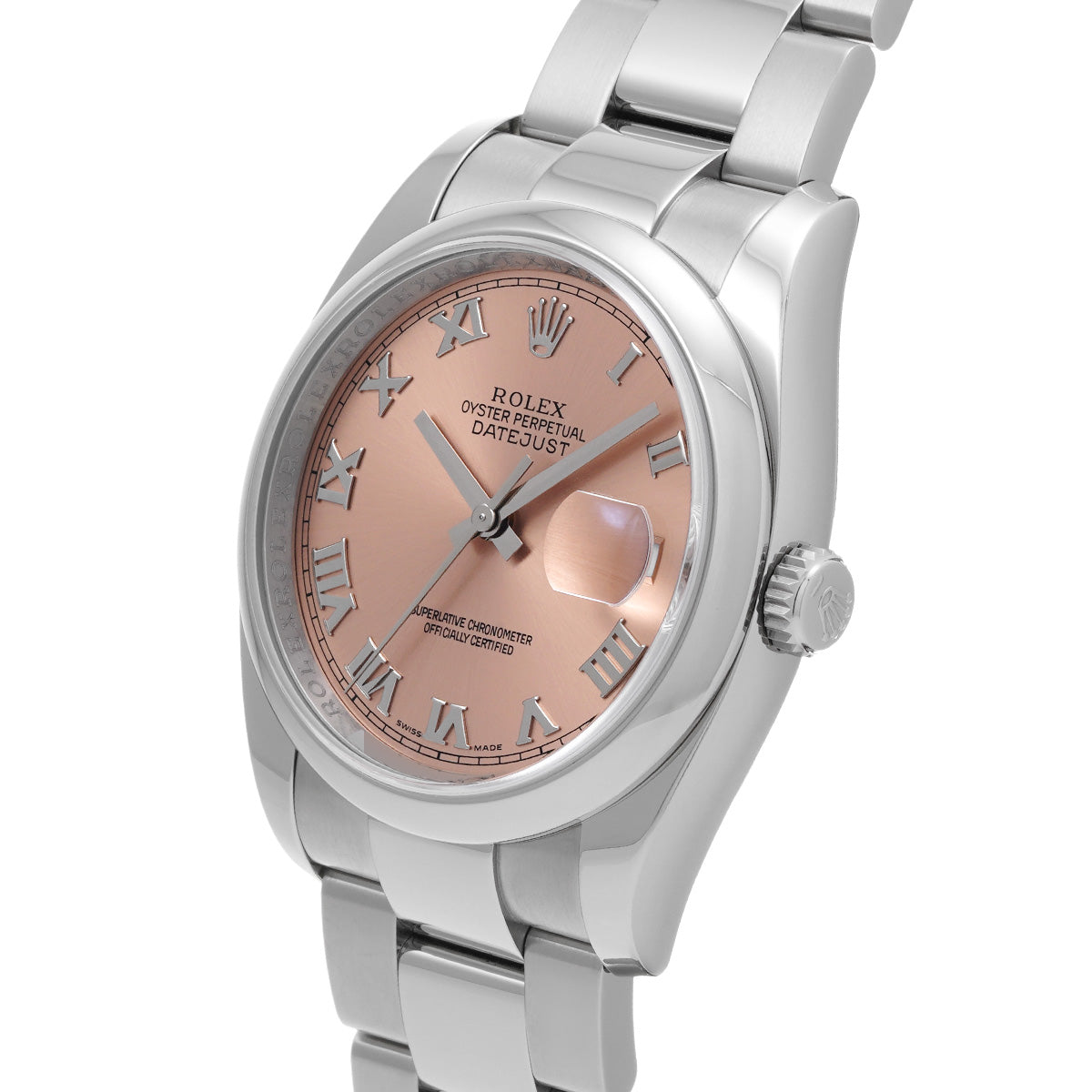 DATE JUST 116200 G (manufactured circa 2011) Pink ROLEX Men's [Pre-Owned].