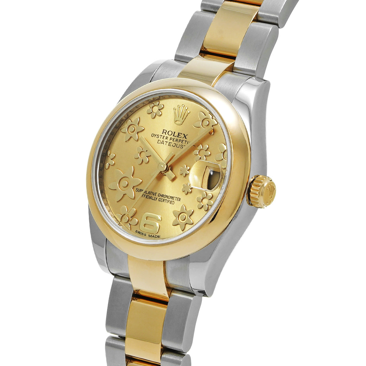 DATE JUST 31 178243 Random Serial Champagne Flower ROLEX Men's [Pre-Owned].