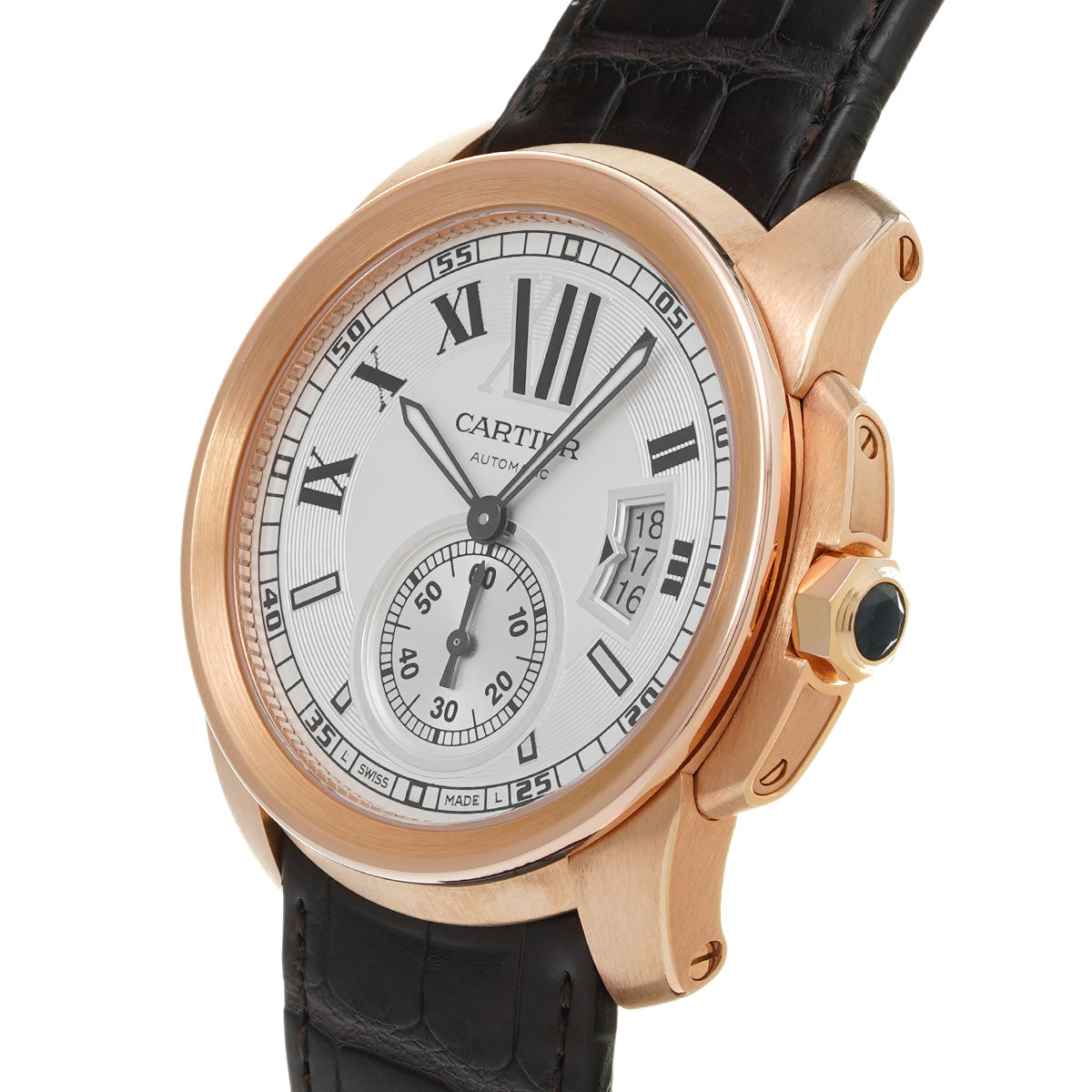 Calibre de Cartier W7100009 Silver CARTIER Men's [Pre-owned].