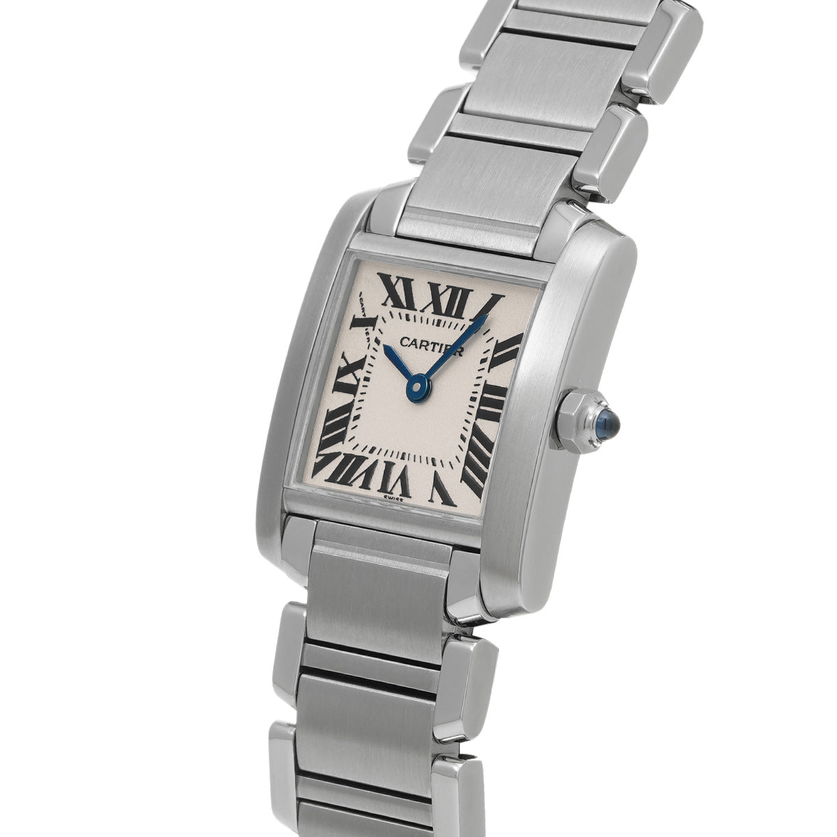 Tank Francaise SM W51008Q3 Silver CARTIER Ladies [Pre-owned]