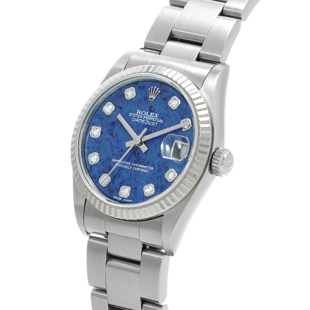 DATE JUST 78274G A (manufactured circa 1999) Sodalite/Diamond ROLEX Unisex [Pre-Owned].