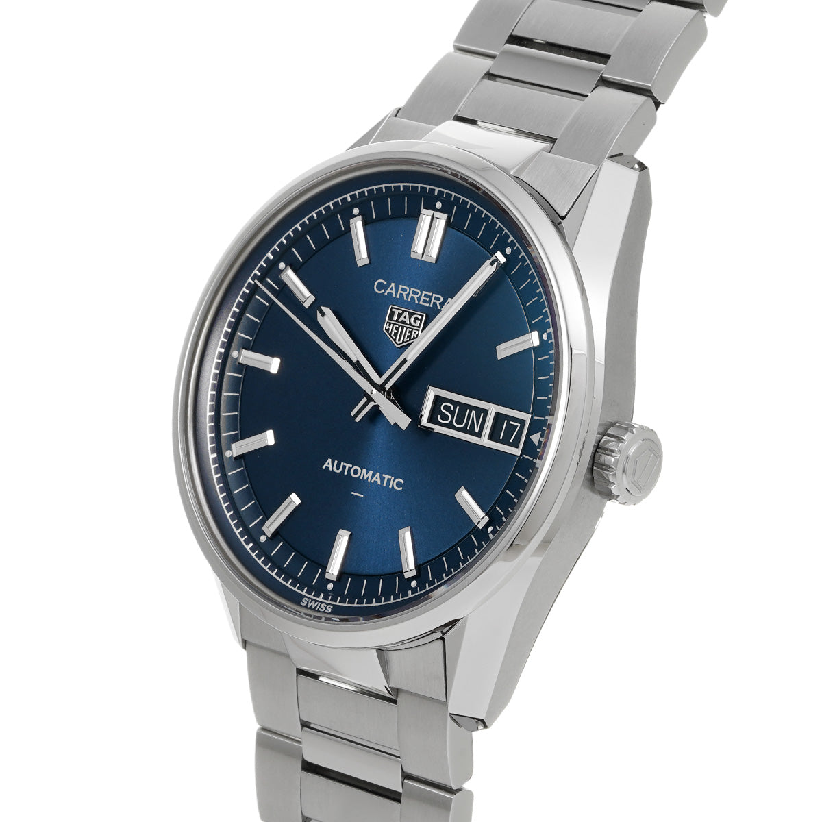 Carrera Day Date 41mm TH31-02 WDA2112.BA0043 Blue TAG HEUER Men's [Pre-Owned].
