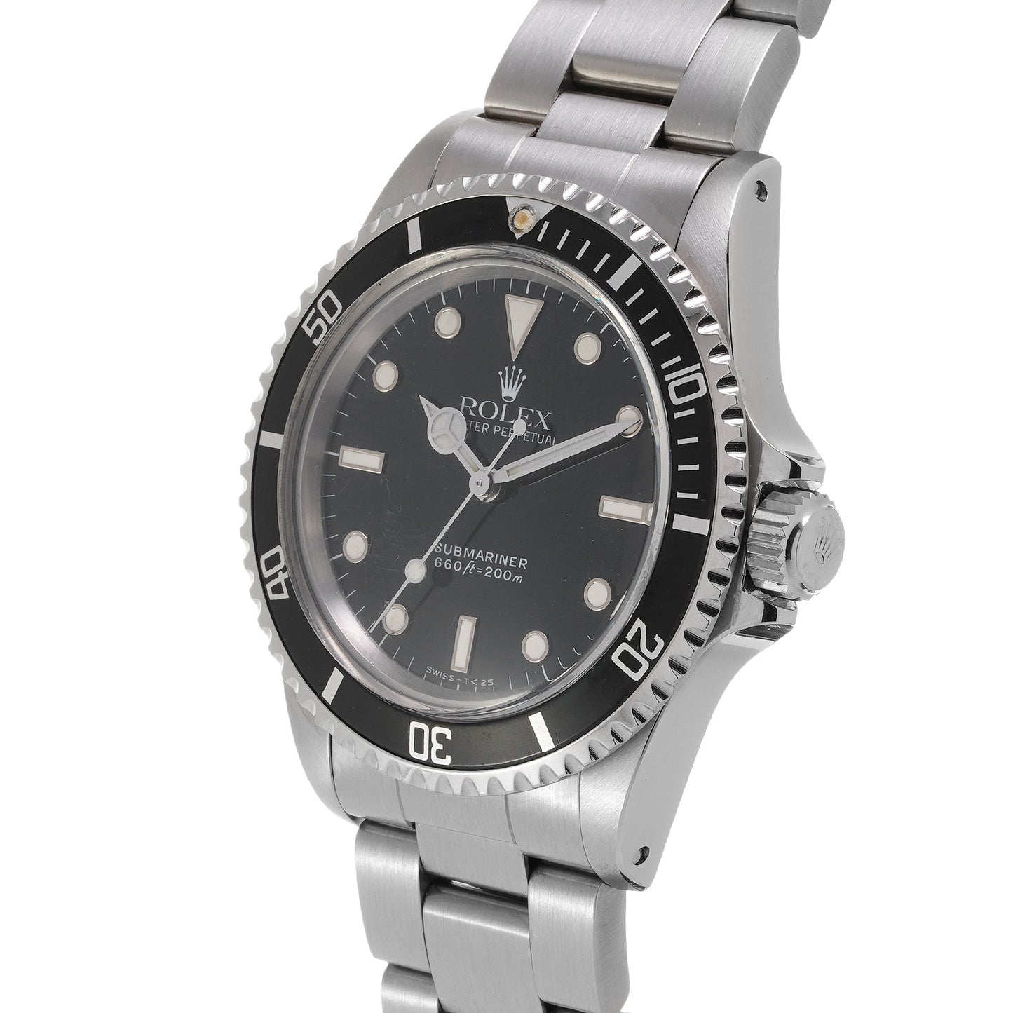 Submariner 5513 91st (manufactured circa 1985) Black ROLEX Men's [Pre-Owned].