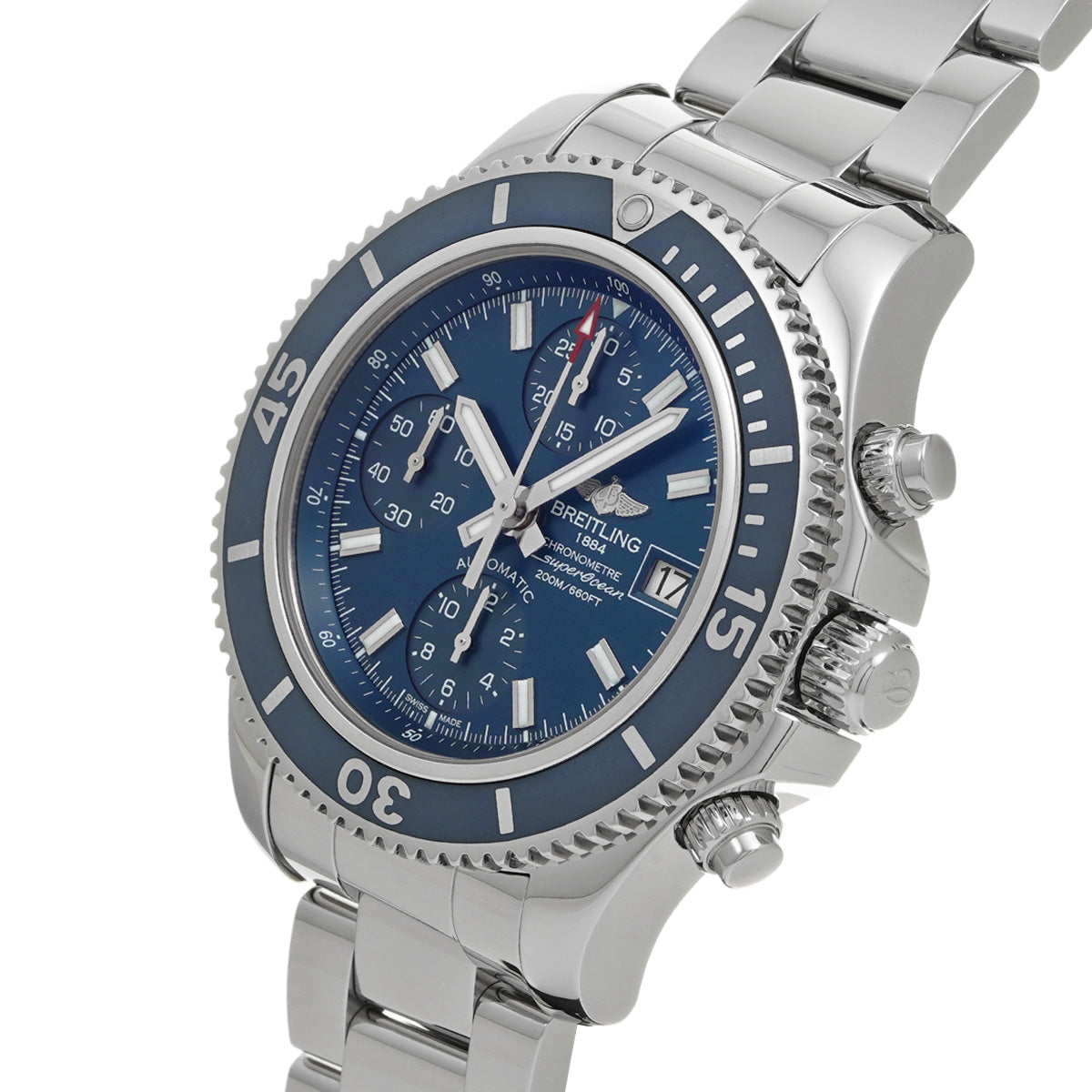 Super Ocean Chronograph 42 A13311D1/C971 Blue BREITLING Men's [Pre-Owned].