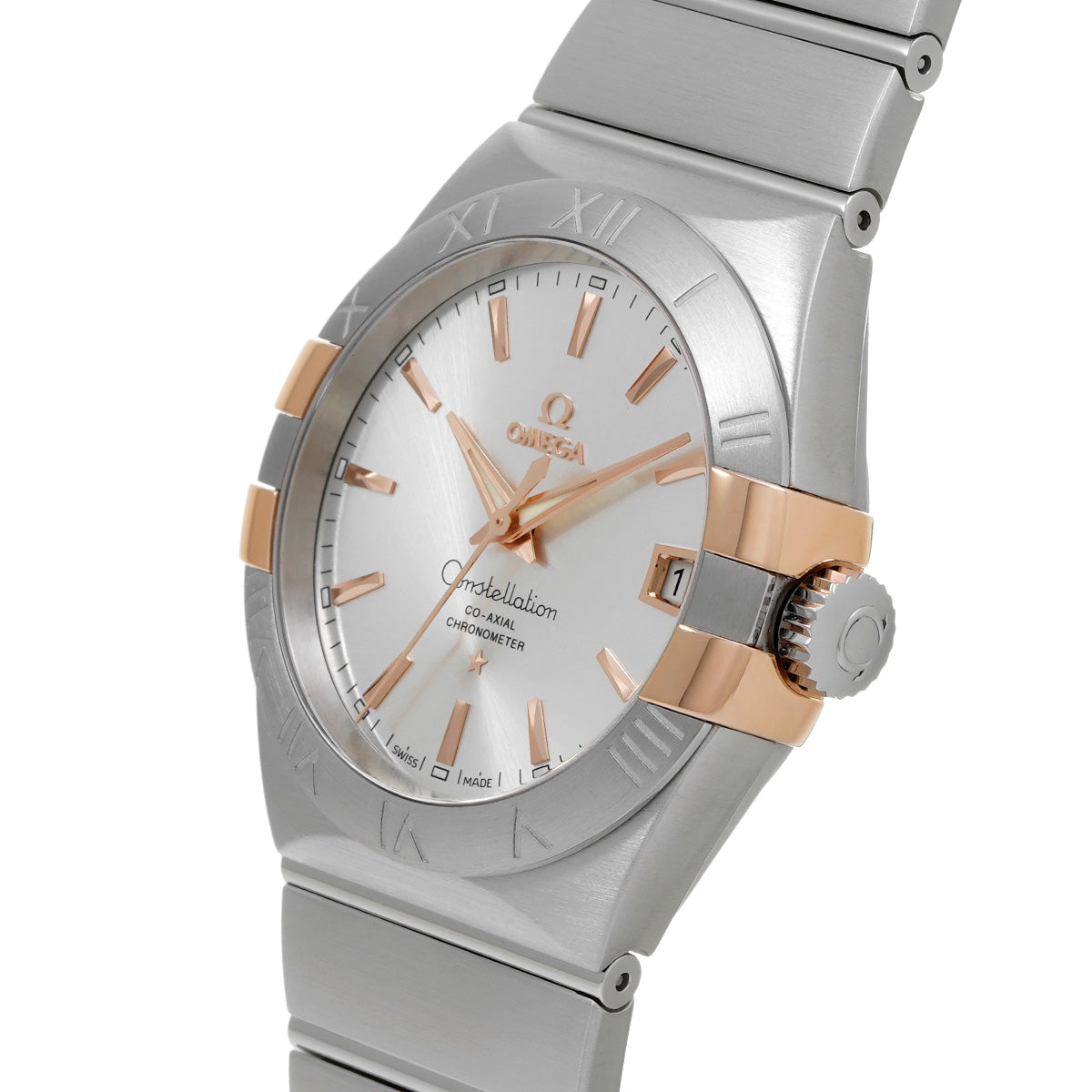 Constellation Co-Axial 123.20.38.21.02.004 Silver OMEGA Men's [New].