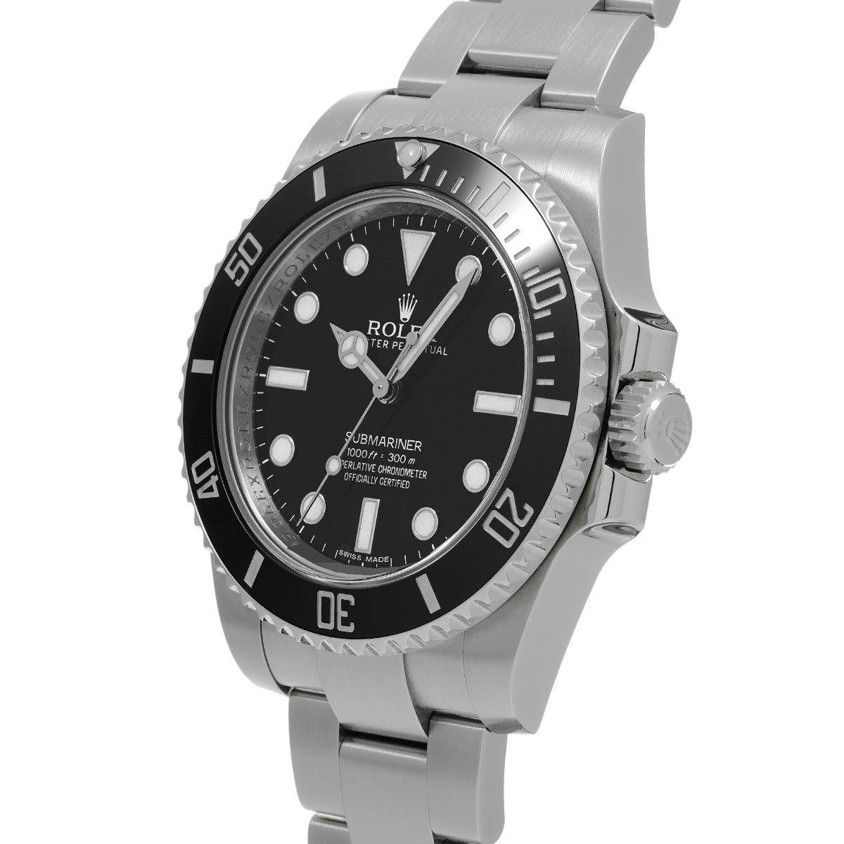 Submariner 114060 Random Serial Black ROLEX Men's [Pre-Owned].