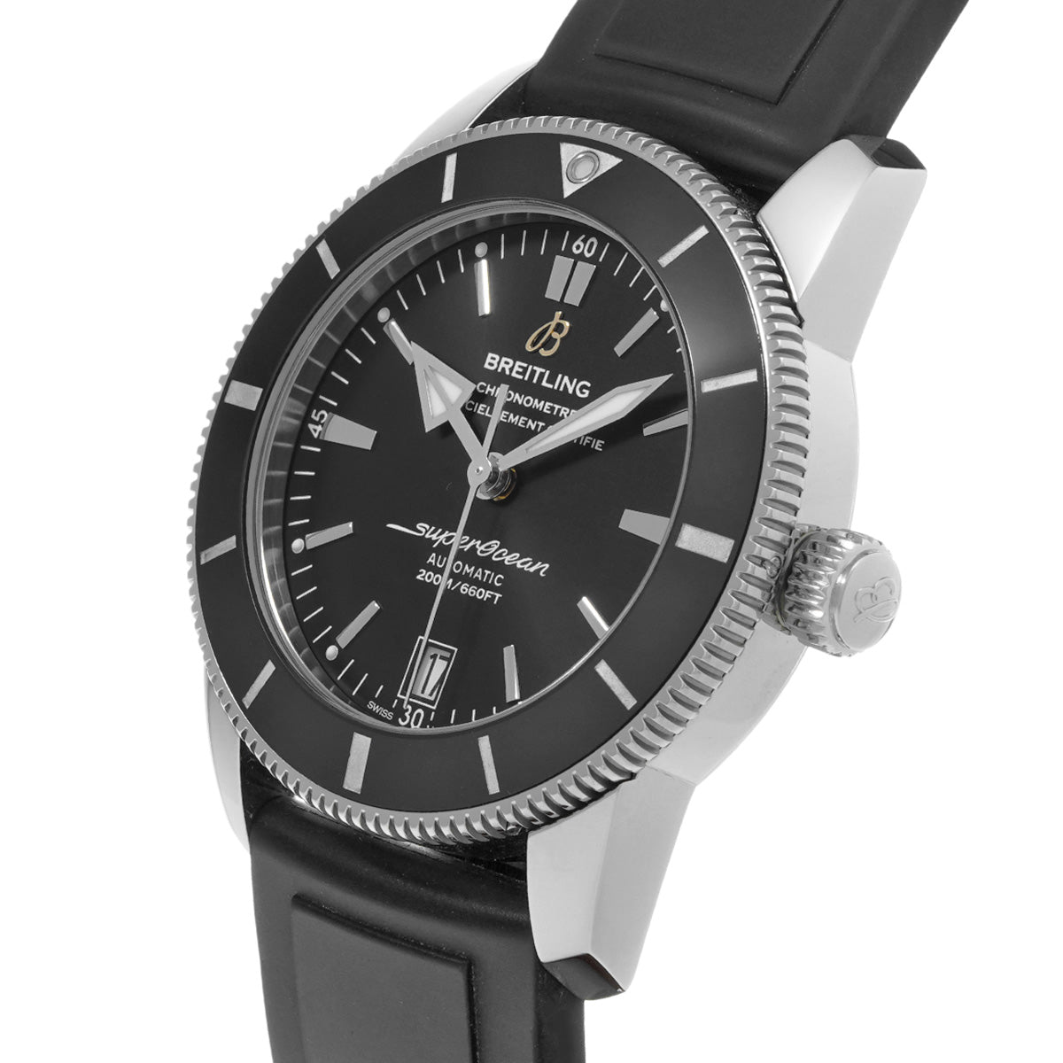 Super Ocean Heritage II 42 AB201012/BF73 Black BREITLING Men's [Pre-Owned].