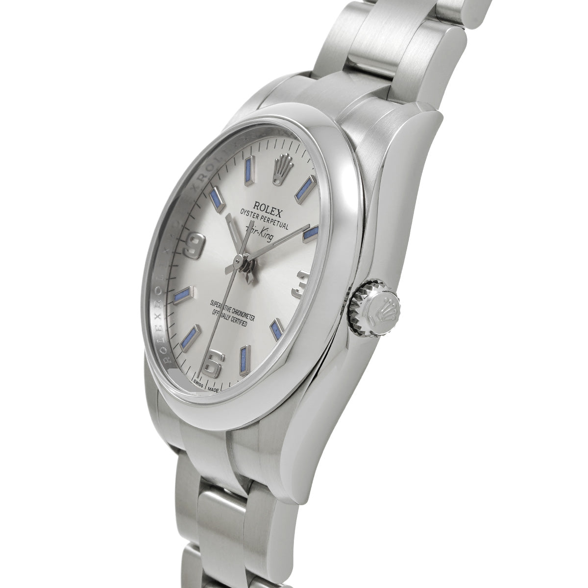 Air-King 114200 Random Serial Silver ROLEX Men's [Pre-owned].