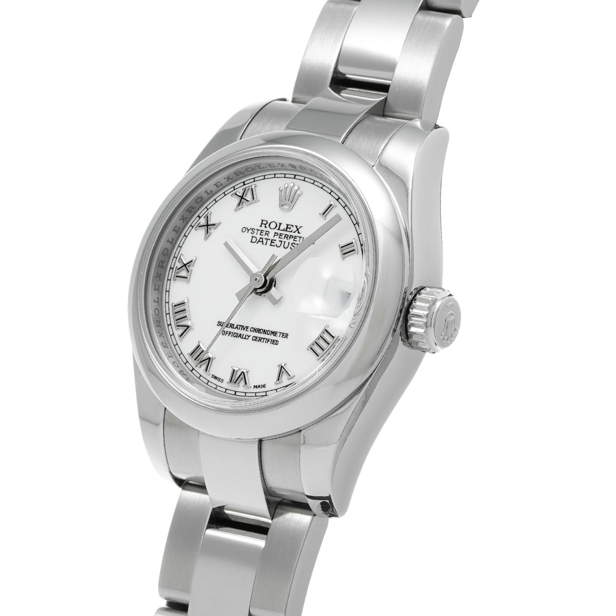 DATE JUST 179160 Z (made around 2006) Silver ROLEX Ladies [Pre-Owned].