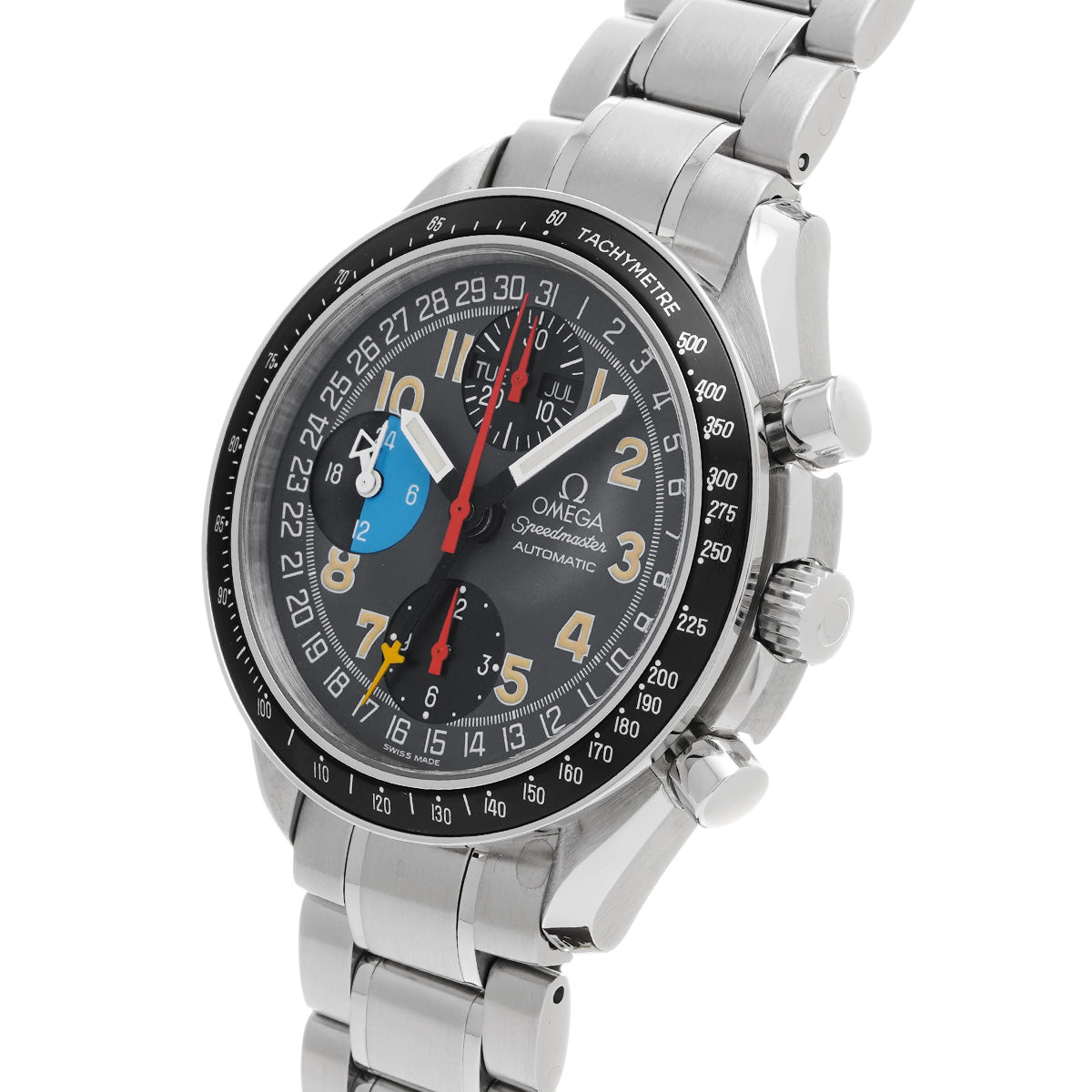Speedmaster Mark 40 AM/PM 3520.53 Gray/Black OMEGA Men's [Pre-Owned].