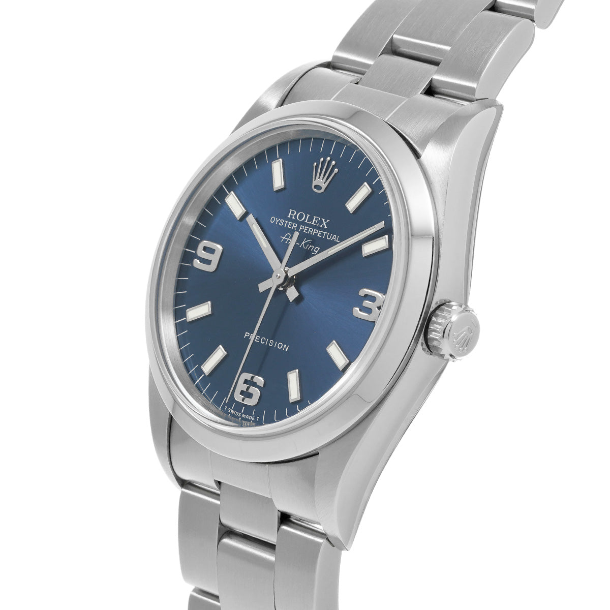 Air-King 14000 U (manufactured circa 1997) Blue ROLEX Men's [Pre-owned].