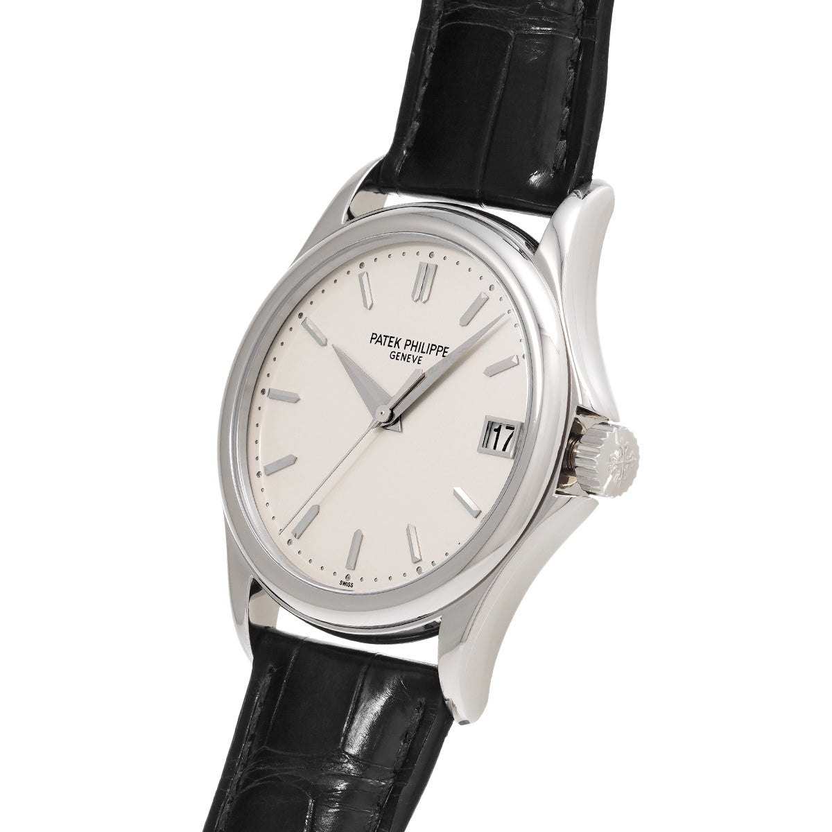 Calatrava 5127G-001 Silver PATEK PHILIPPE Men's [Pre-Owned].