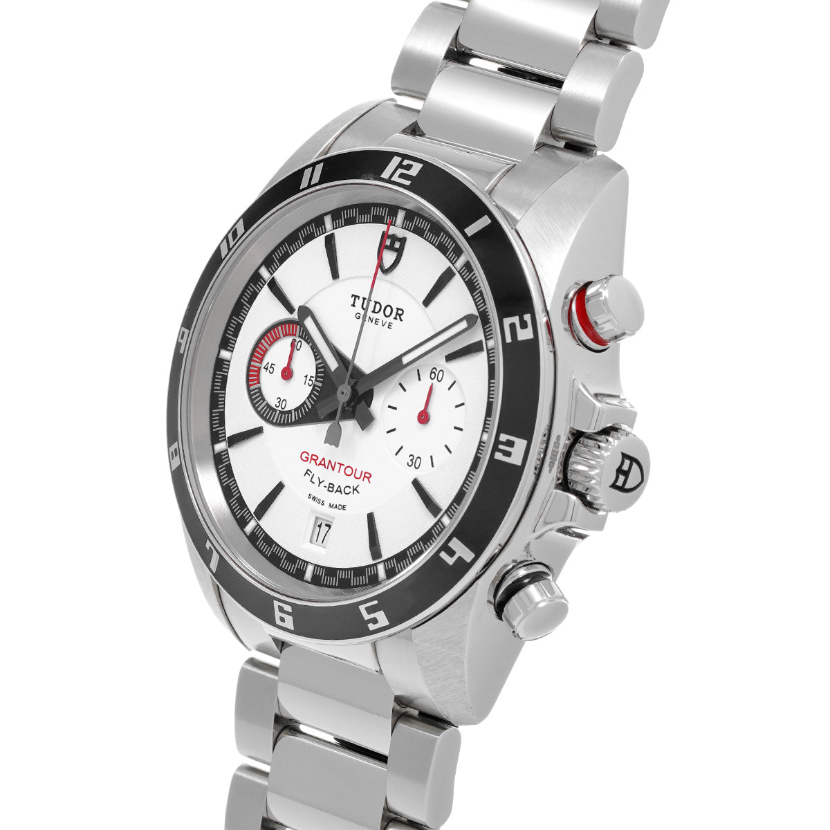 Grand Tour Chrono Flyback 20550N White TUDOR Men's [Pre-Owned].