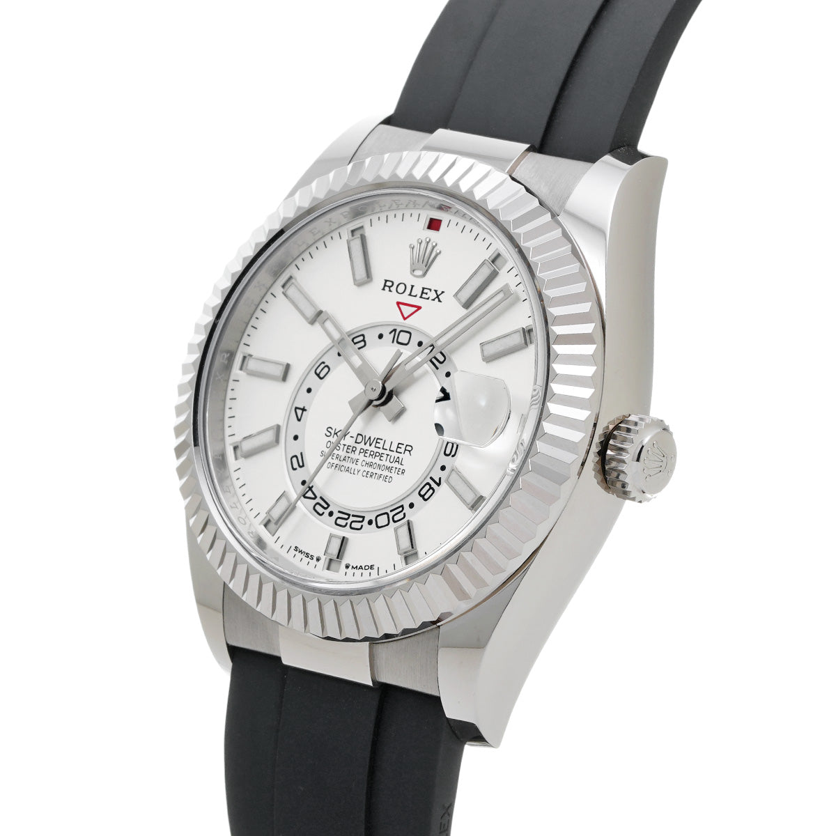 SKYDWELLER 336239 Random Serial White ROLEX Men's [Pre-Owned].