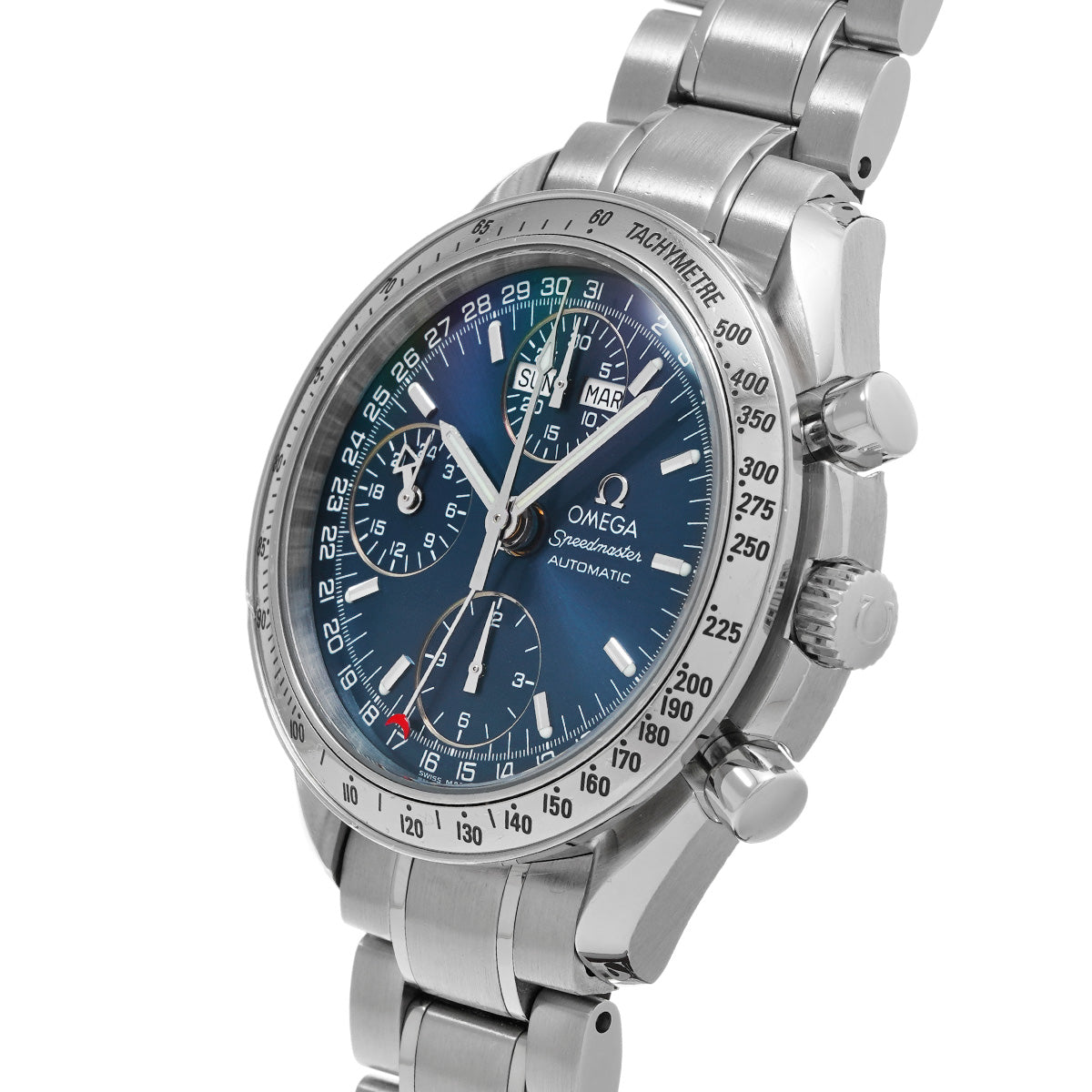 Speedmaster Triple Calendar 3523.80 Blue OMEGA Men's [Pre-Owned].