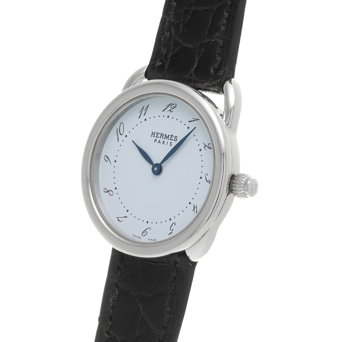 Arceau 28mm AR5.210 White HERMES Ladies [Pre-owned].