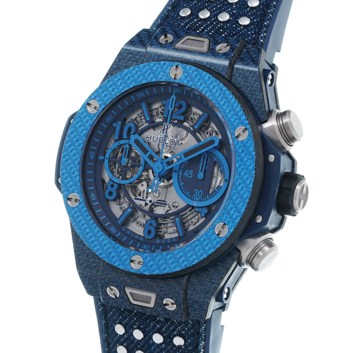 Unico Independent Blue Limited edition of 500 pieces 411.YL.5190.NR.ITI15 Skeleton HUBLOT Men's [pre-owned]