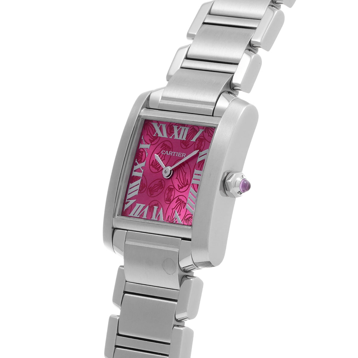 Tank Francaise SM W51030Q3 Pink CARTIER Ladies [Pre-owned]