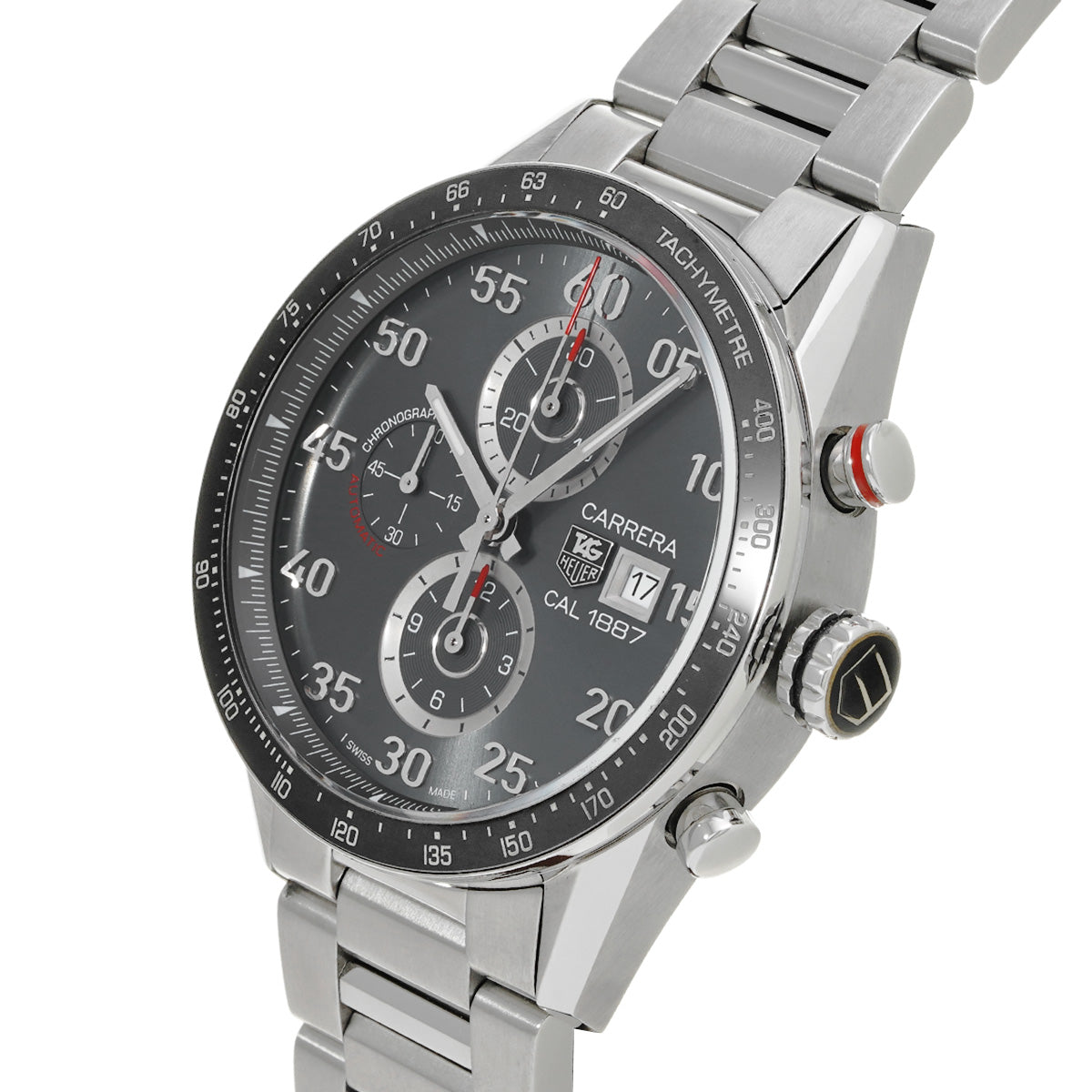 CARRERA Calibre 1887 Chronograph CAR2A11.BA0799 Gray TAG HEUER Men's [Pre-Owned]
