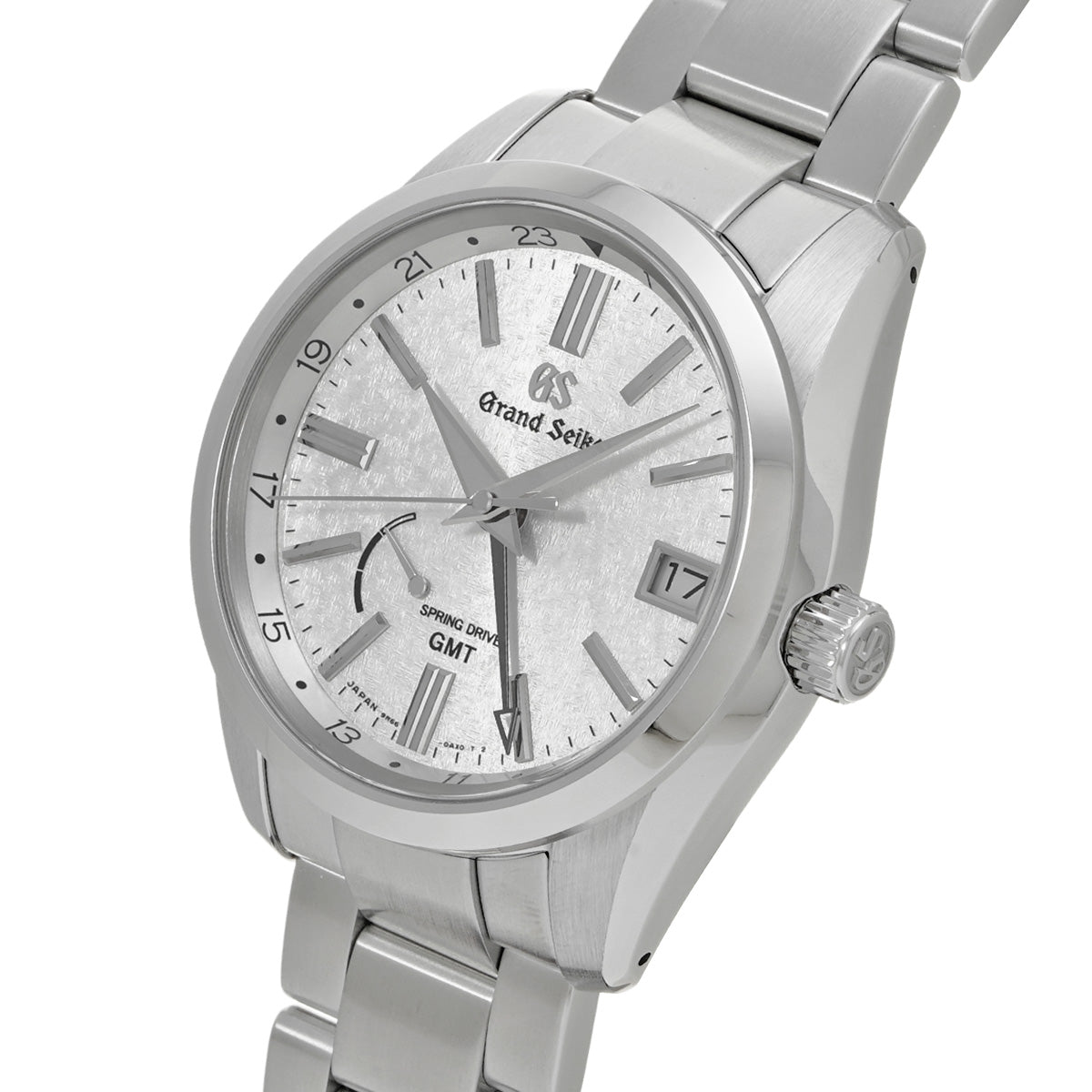 Spring Drive GMT SBGE279 Silver Grand Seiko Men's [Pre-Owned].