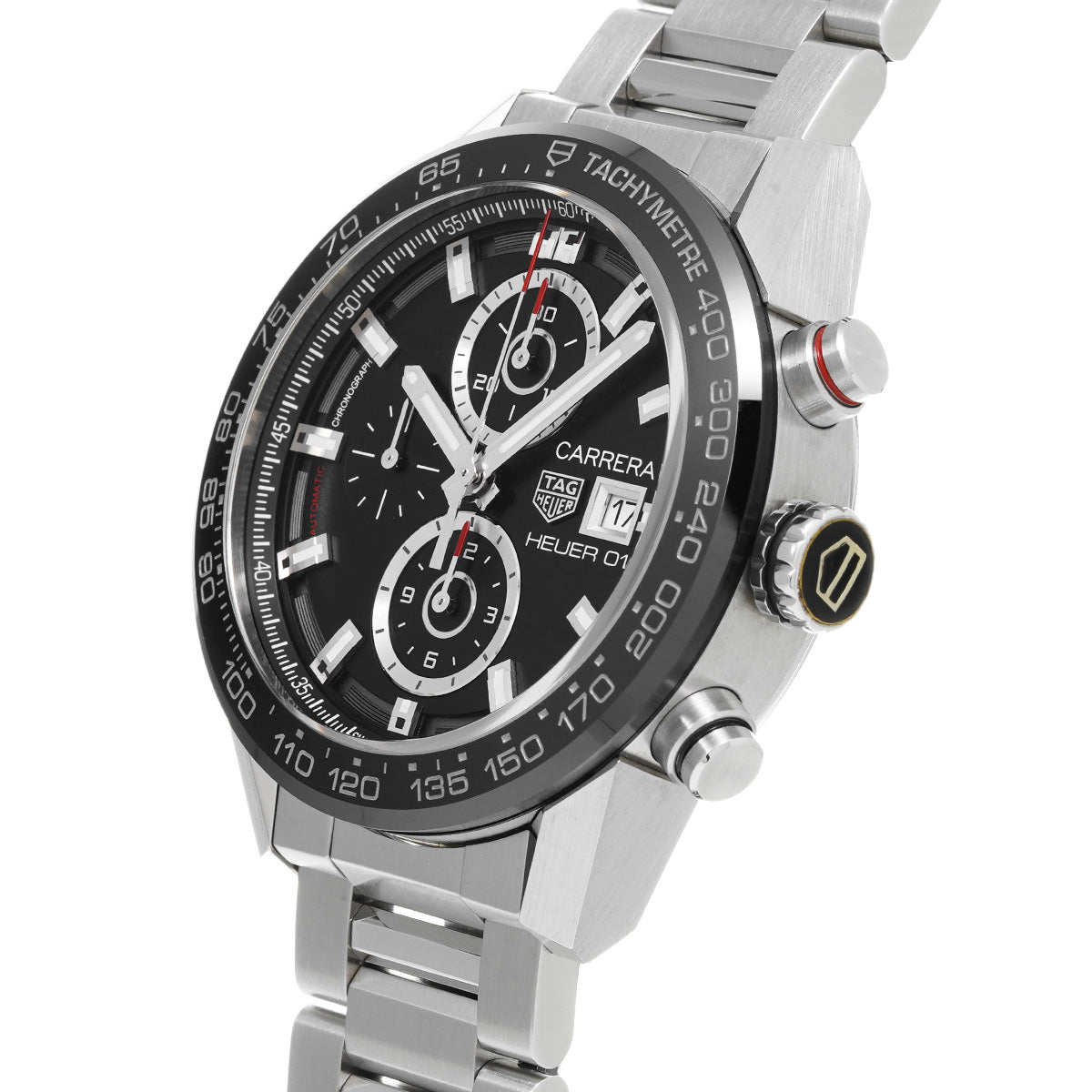 CARRERA Calibre Heuer 01 CAR201Z.BA0714 Black TAG HEUER Men's [Pre-Owned].