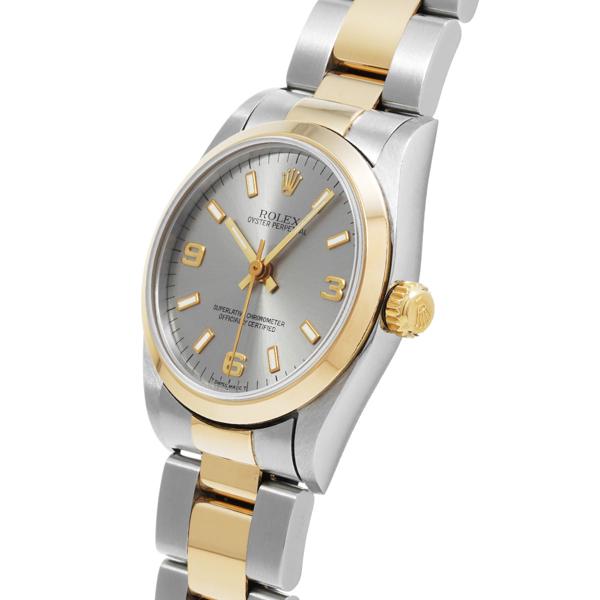 Oyster Perpetual Boys 67483 T (manufactured circa 1997) Gray ROLEX Unisex [Pre-Owned].