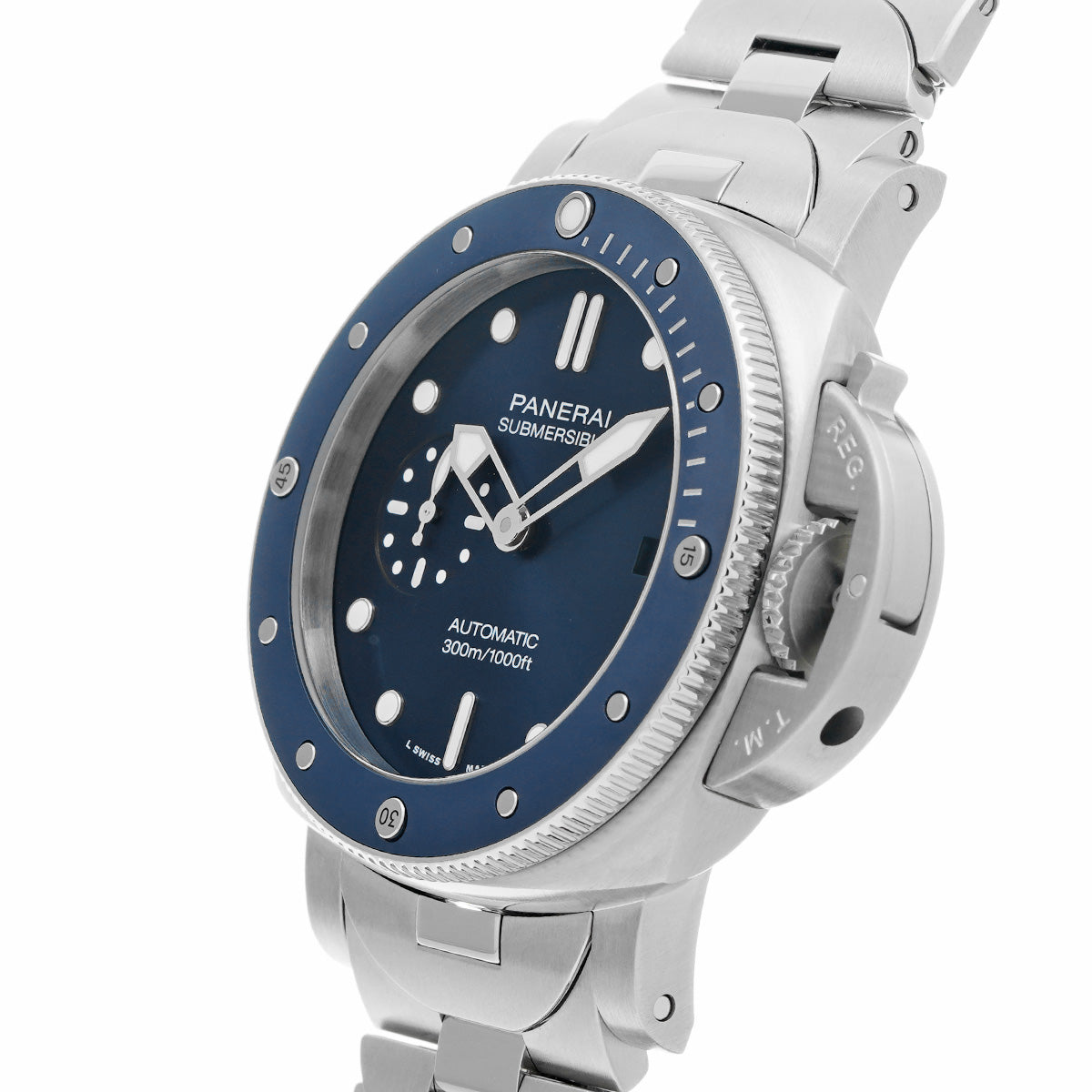 Submersible Brunotte PAM01068 X No. (manufactured in 2021) Blue PANERAI Men's [Pre-Owned].