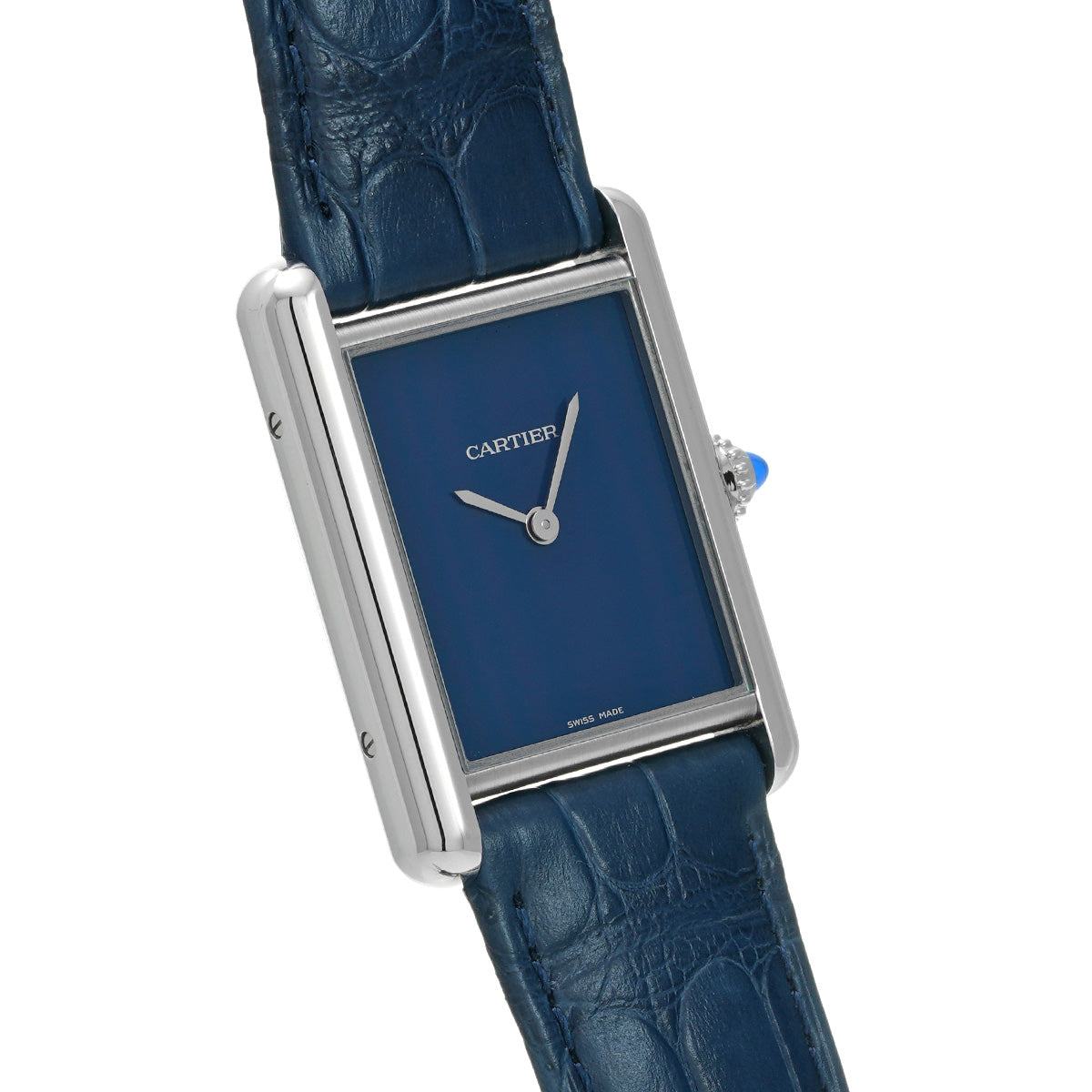 Tank Must LM WSTA0055 Blue Lacquer CARTIER Men's [Pre-Owned].