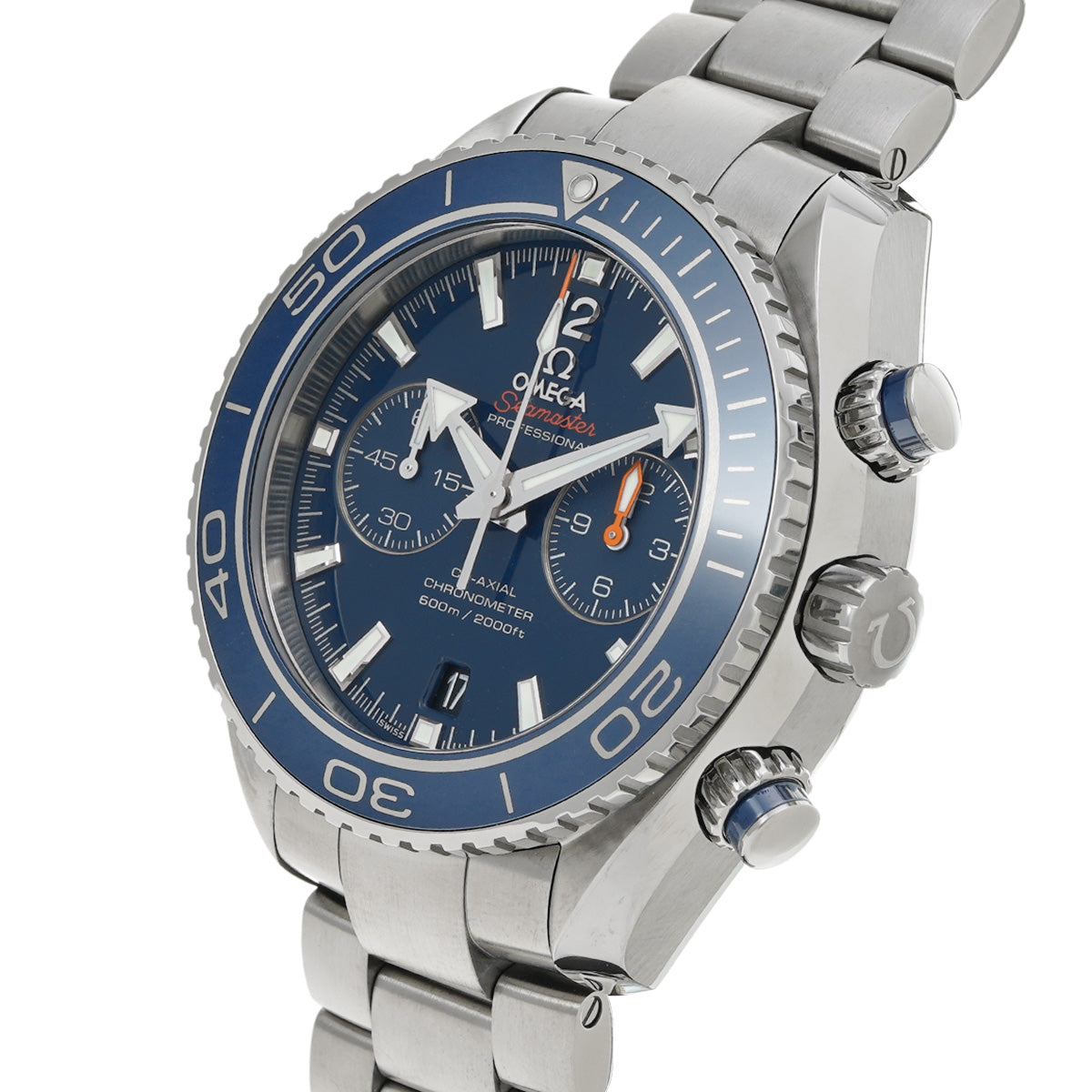 Seamaster Planet Ocean 600 Co-Axial Chronograph 232.90.46.51.03.001 Blue OMEGA Mens [Pre-Owned].