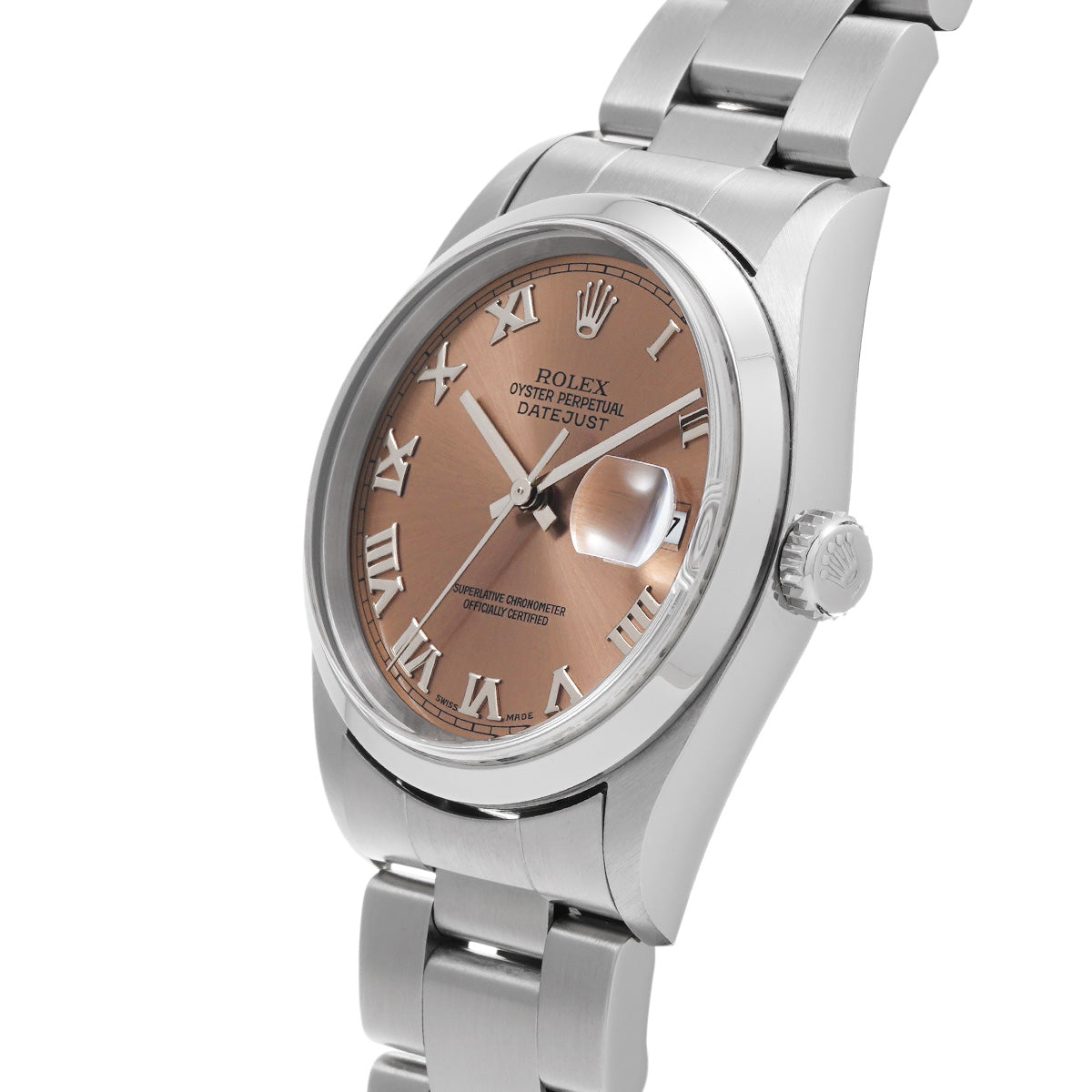 DATE JUST 16200 A (manufactured circa 1999) Pink ROLEX Men's [Pre-Owned].