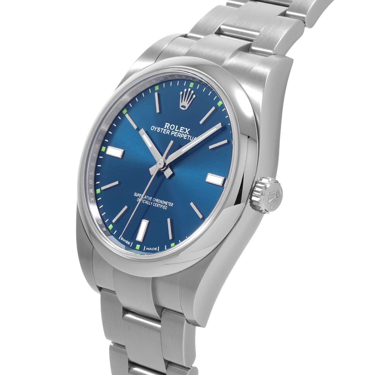 Oyster Perpetual 39 114300 Random Serial Blue ROLEX Men's [Pre-Owned].