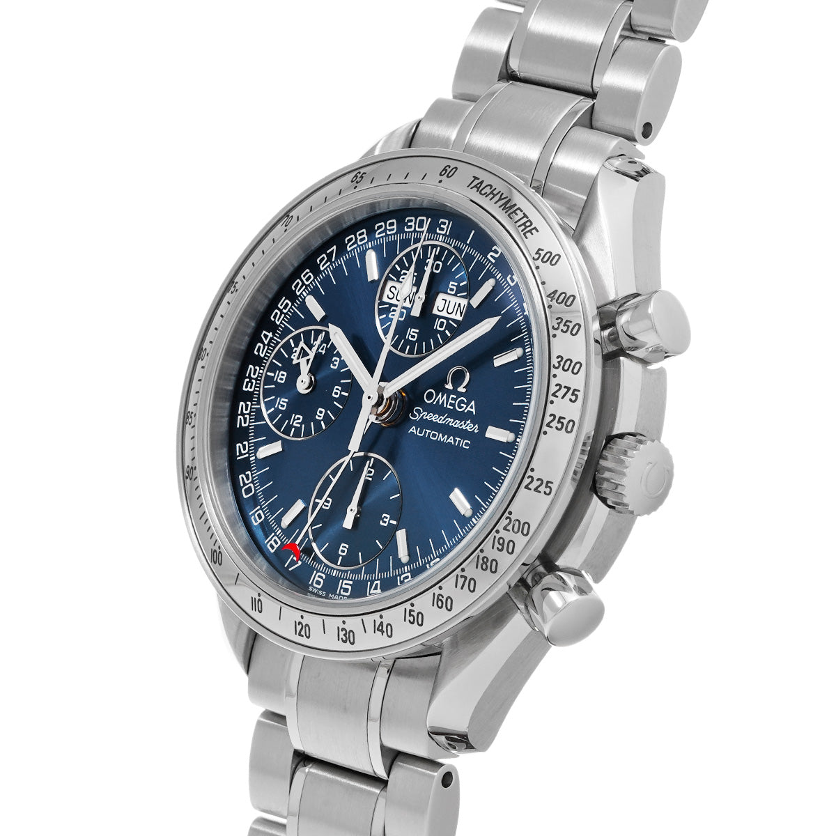 Speedmaster Triple Calendar 3523.80 Blue OMEGA Men's [Pre-Owned].