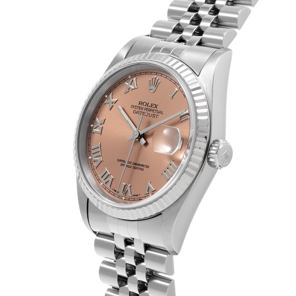DATE JUST 16234 W (manufactured circa 1995) Pink ROLEX Men's [Pre-Owned].