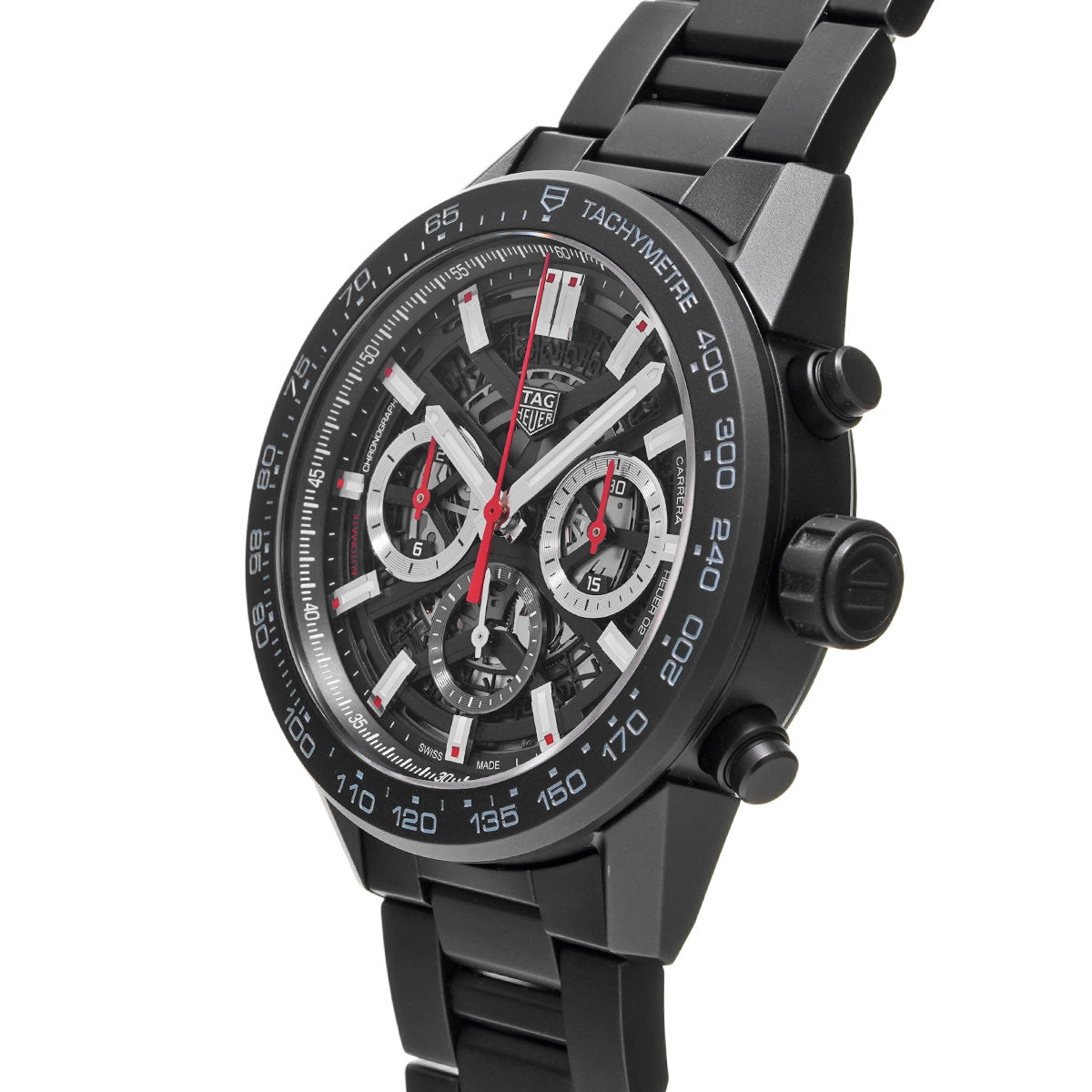 Carrera Calibre Heuer 02 Chronograph CBG2A90.BH0653 Skeleton TAG HEUER Men's [Pre-Owned].