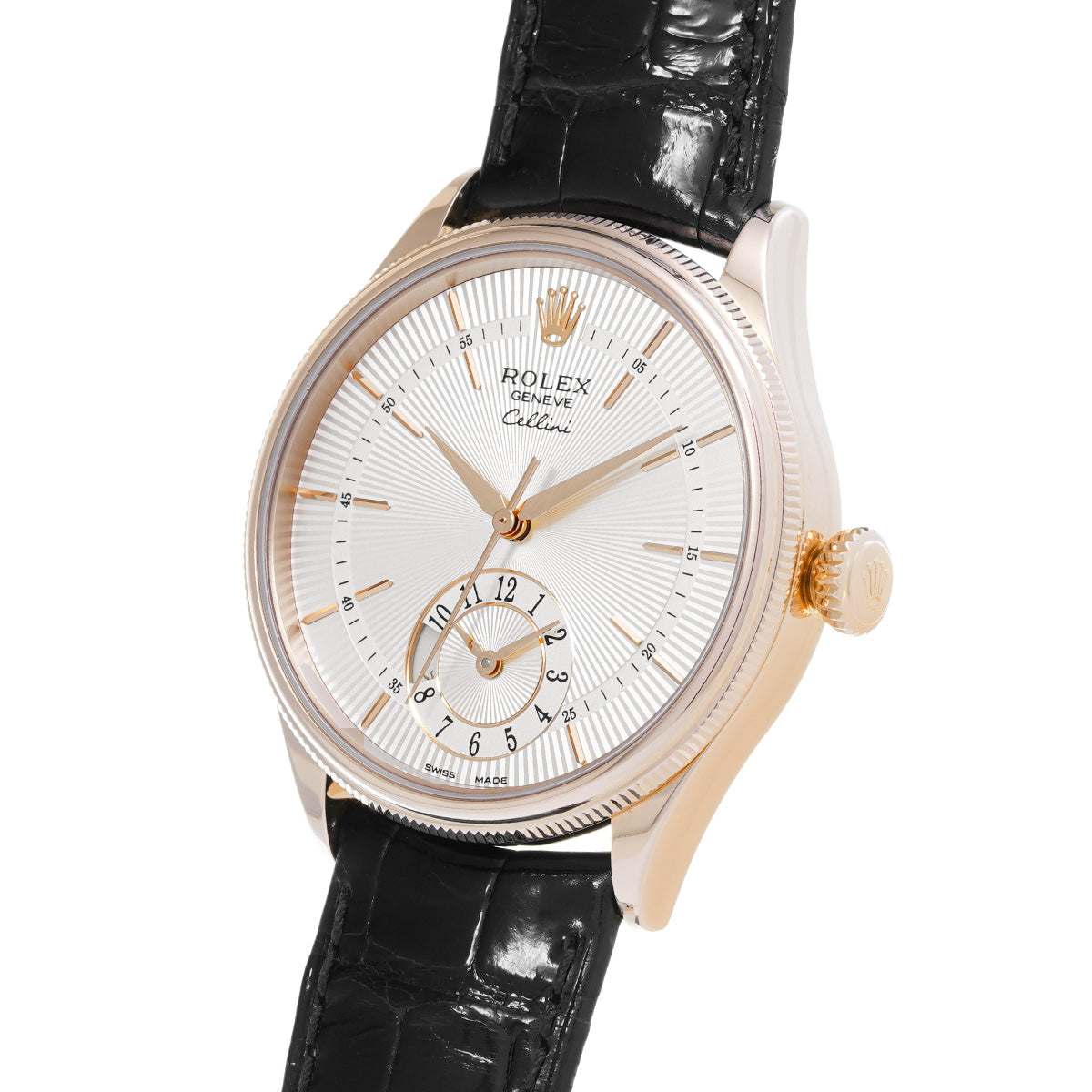 Cellini Dual Time 50525 Random Serial Silver ROLEX Men's [Pre-Owned].