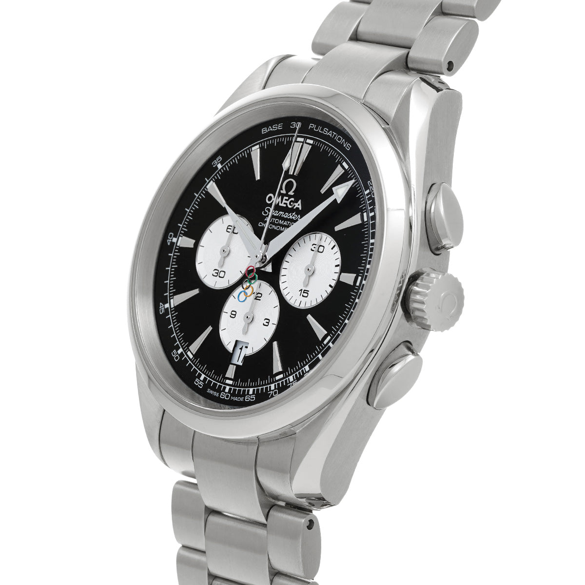Seamaster Aqua Terra Chronograph 2008 Beijing Olympics 221.10.42.40.01.001 Black/Silver OMEGA Mens [Pre-owned]