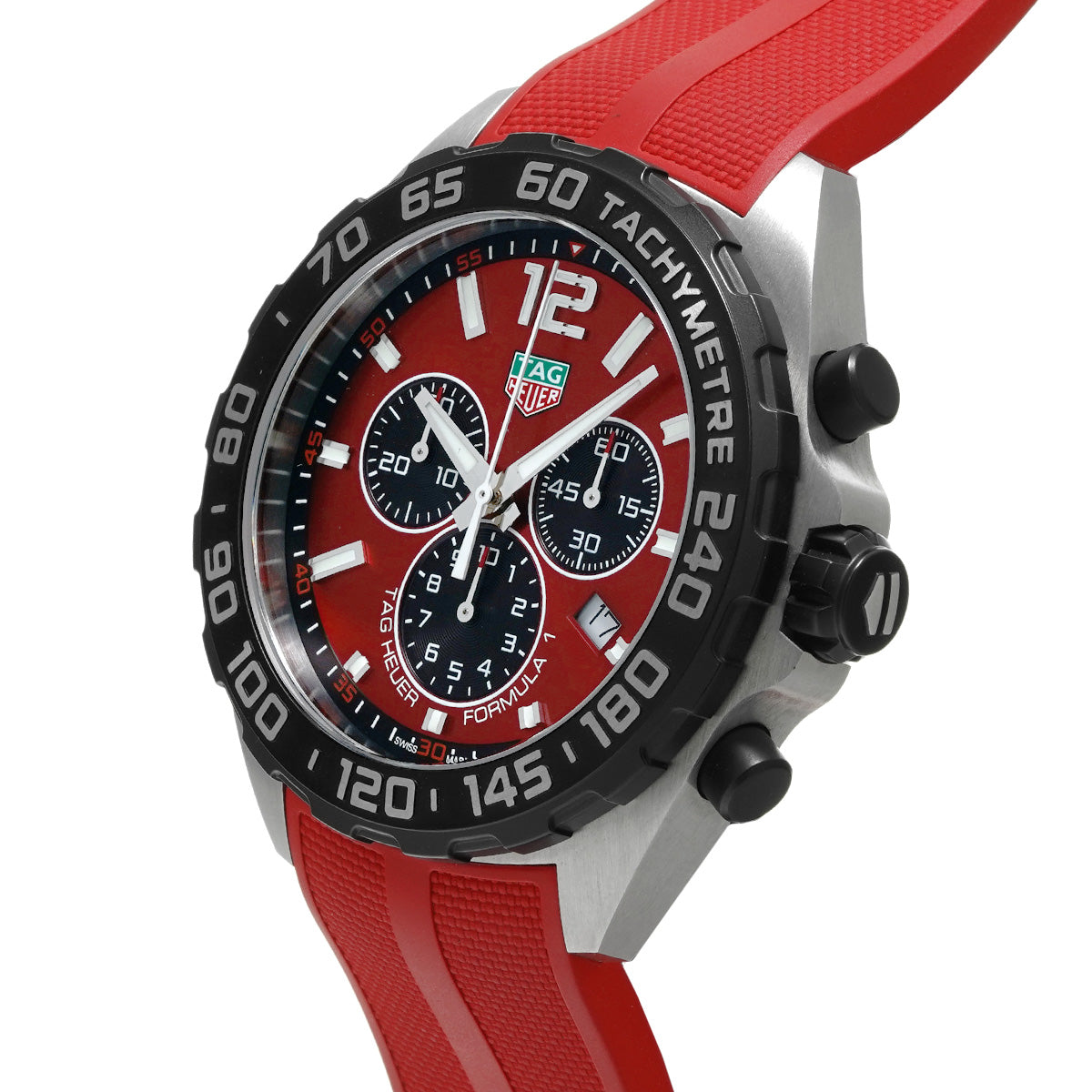 Formula 1 Quartz Chronograph CAZ101AN.FT8055 Red/Black TAG HEUER Men's [Pre-owned]