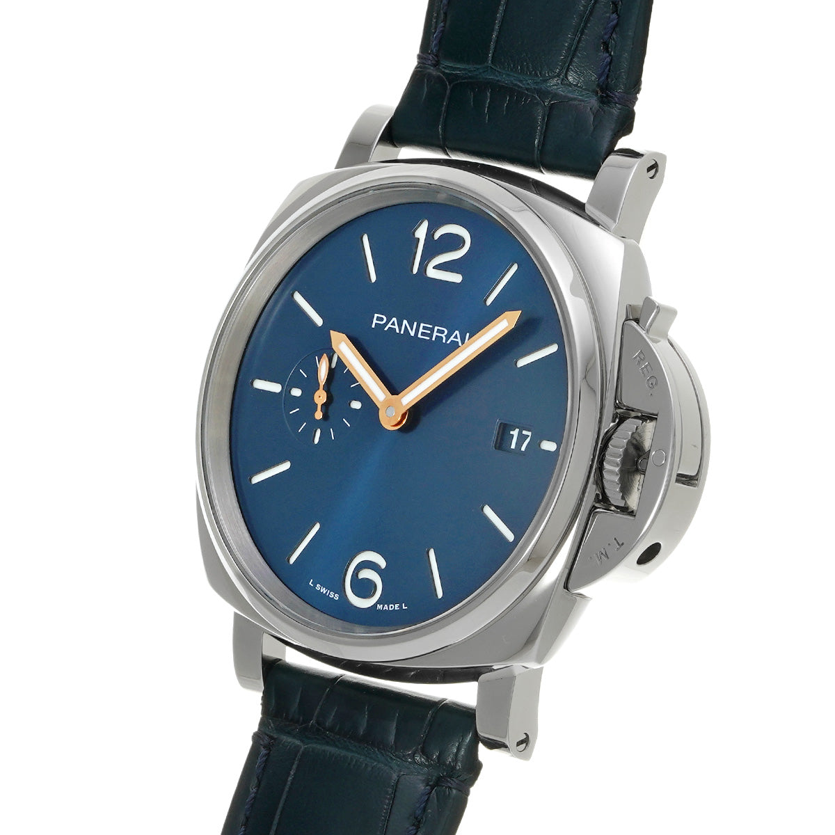 Luminor Due 42mm PAM01274 Y No. (manufactured circa 2022) Blue PANERAI Men's [Pre-Owned].