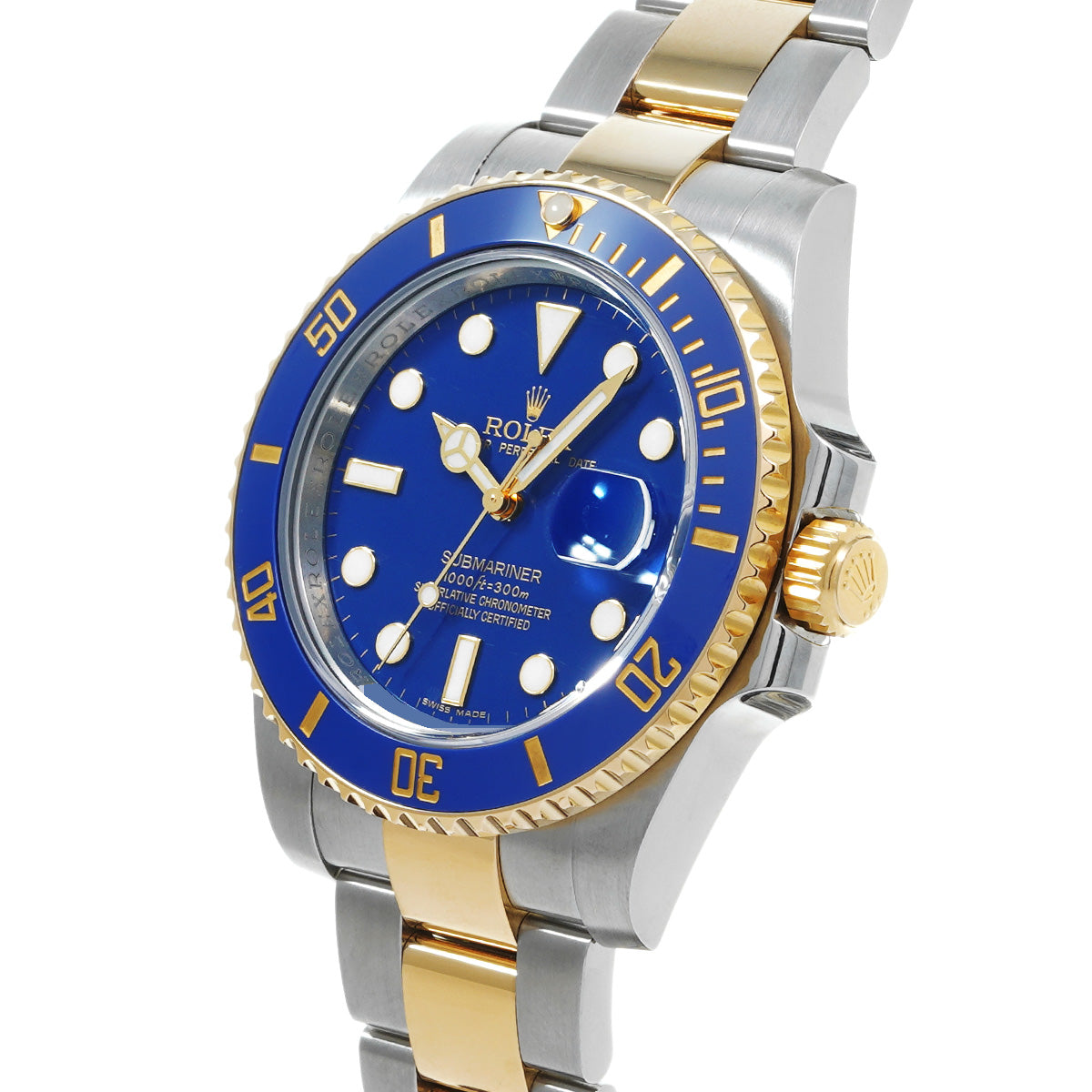 Submariner Date 116613LB G No. (manufactured circa 2010) Blue ROLEX Men's [Pre-Owned].