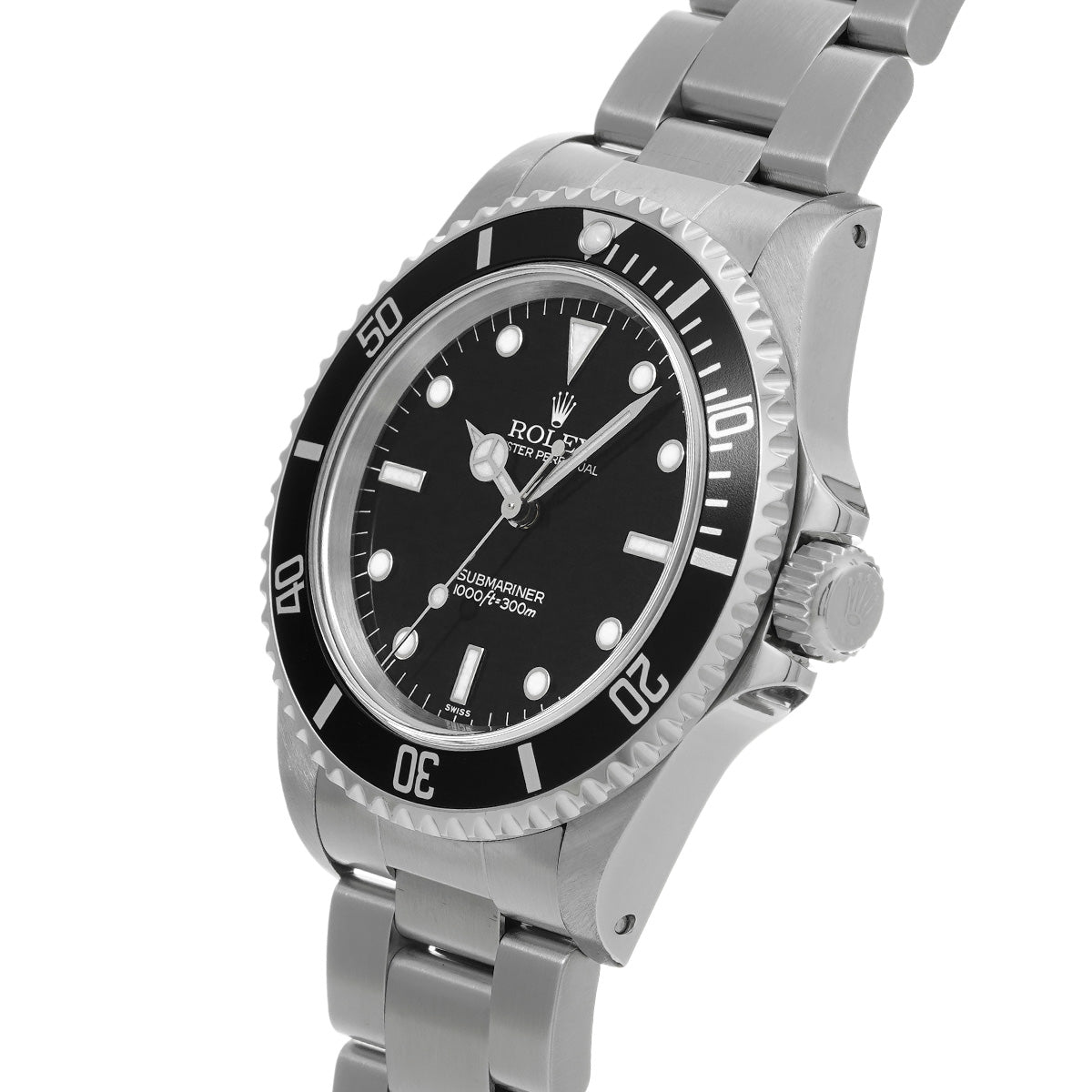 Submariner 14060 A (manufactured circa 1999) Black ROLEX Men's [Pre-Owned].