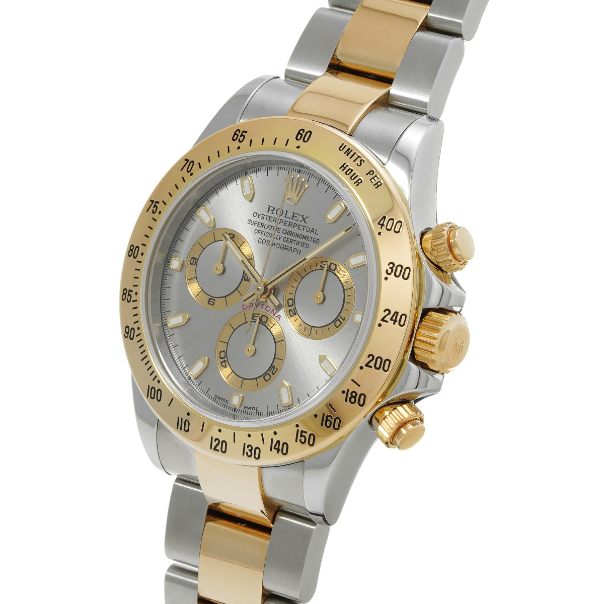 Cosmograph Daytona 116523 Y (manufactured circa 2002) Gray ROLEX Men's [Pre-Owned].