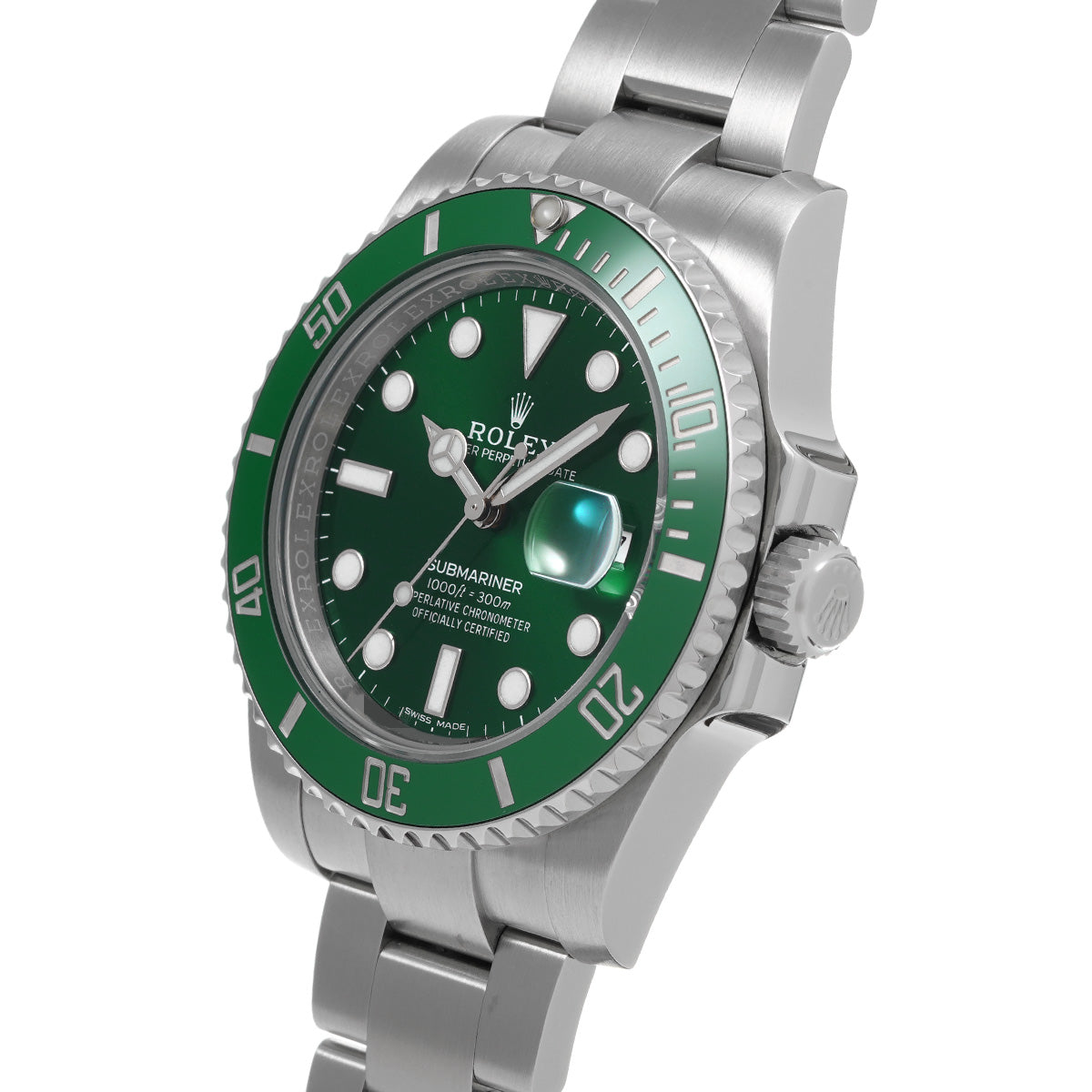 Submariner Date 116610LV Random Serial Green ROLEX Men's [Pre-Owned].