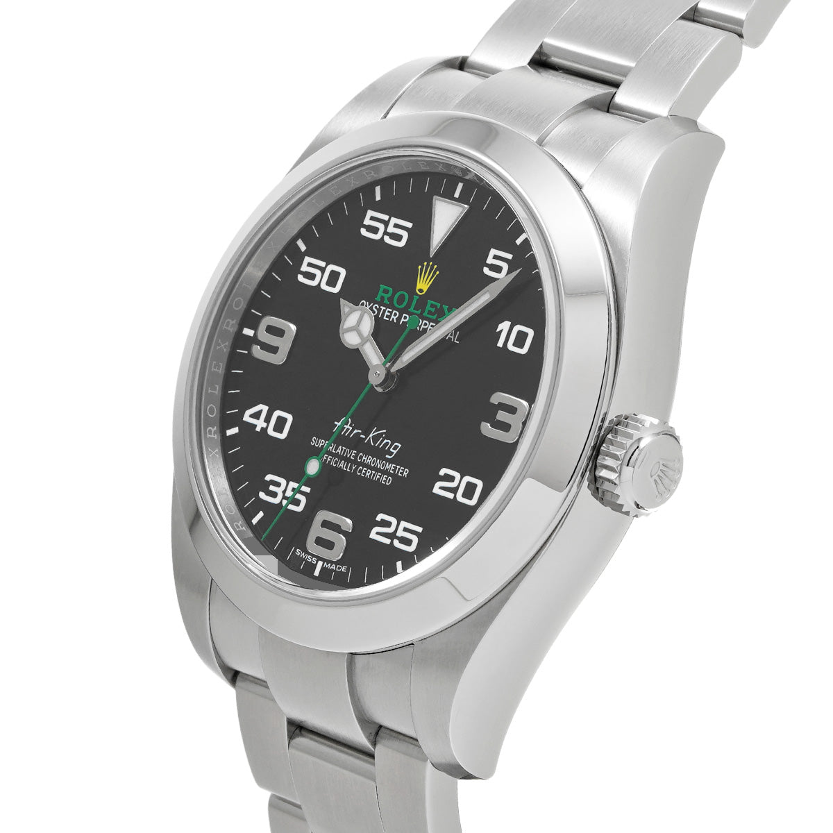 AIRKING 116900 Random Serial Black ROLEX Men's [Pre-owned].