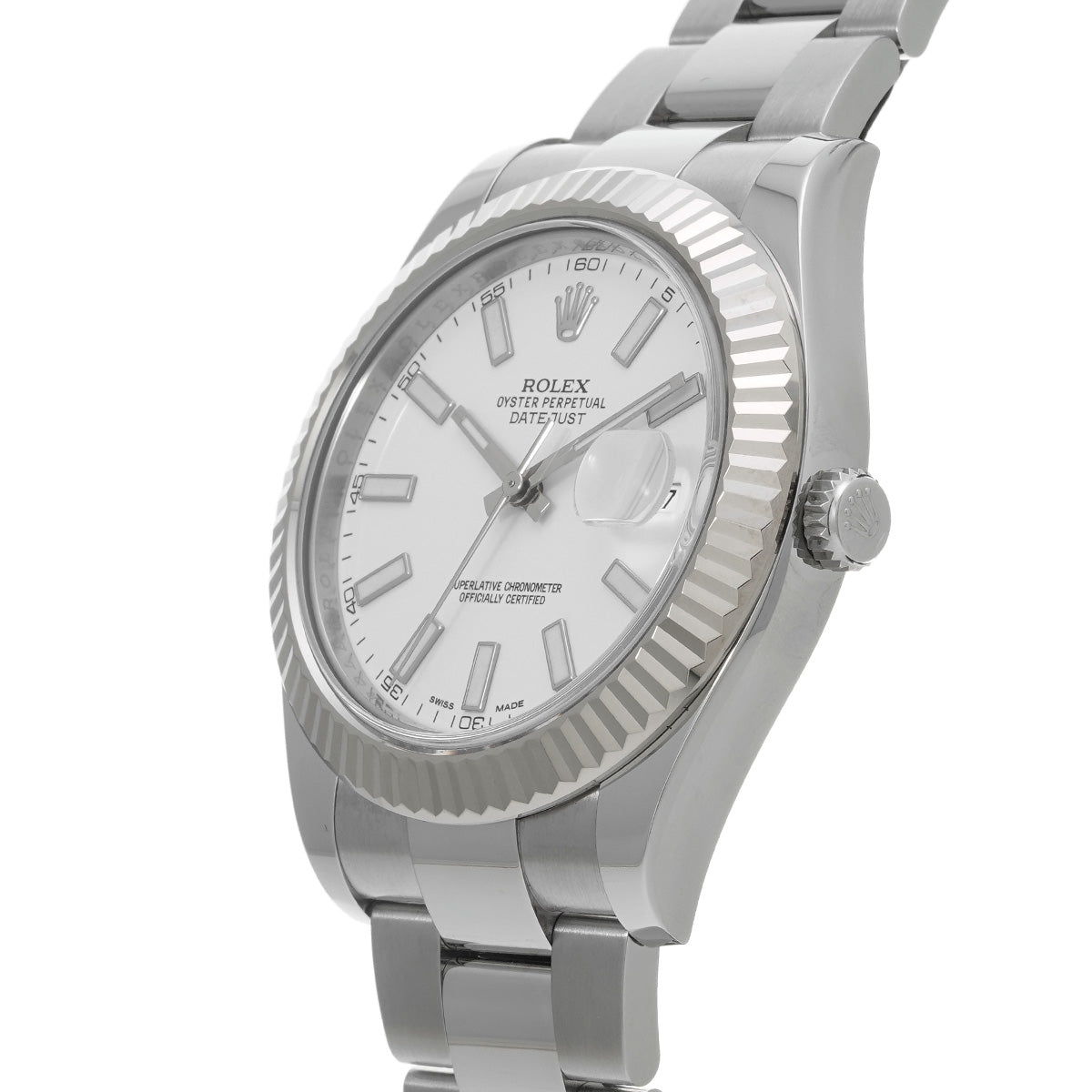 DATE JUST II 116334 Random Serial White ROLEX Men's [Pre-owned].