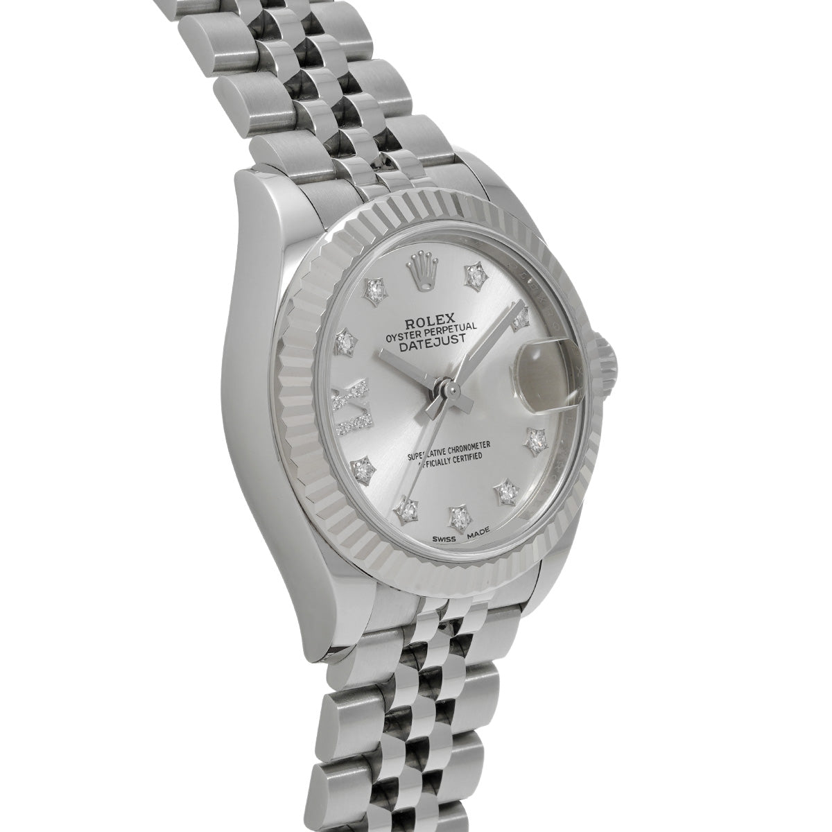 DATE JUST 279174G Random Serial Silver/Star Diamond ROLEX Ladies [Pre-Owned].