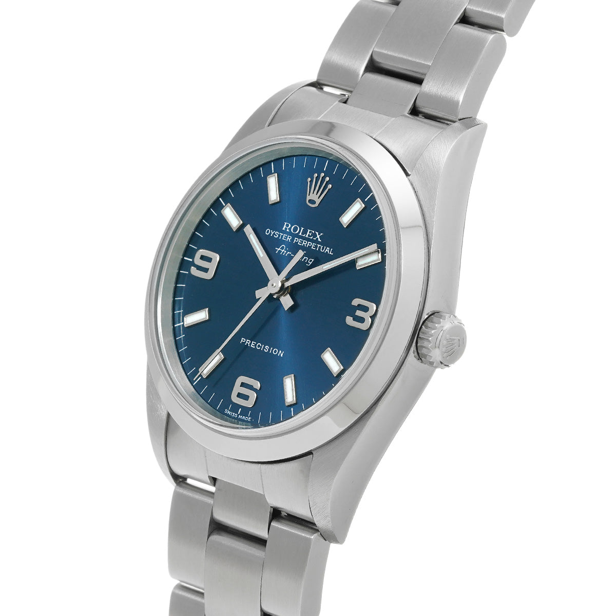 Air-King 14000 A (manufactured circa 1998) Blue ROLEX Men's [Pre-owned].