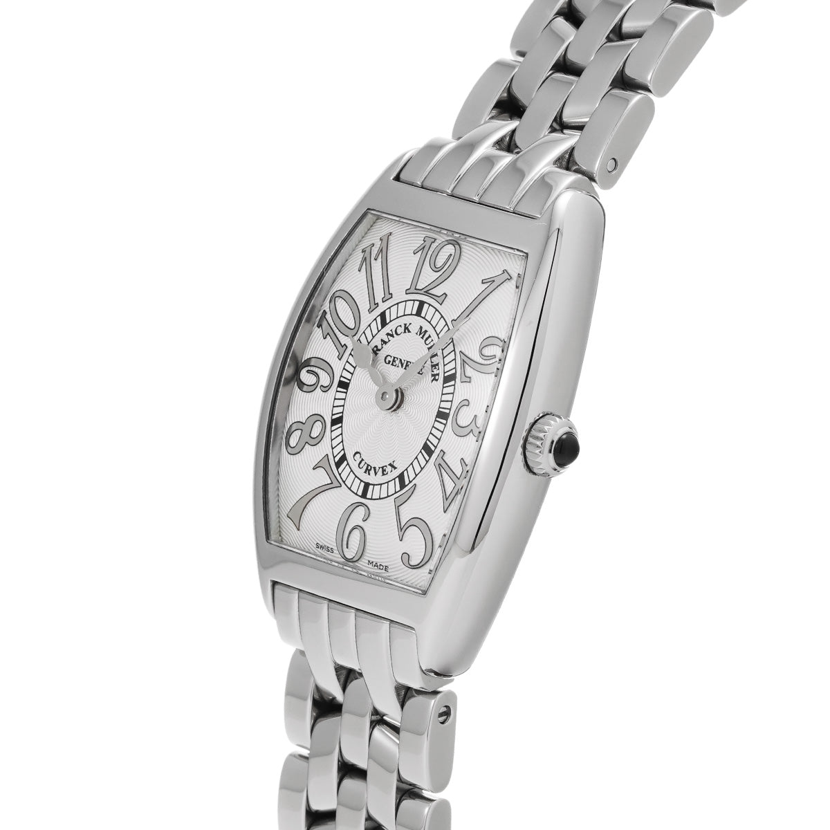Tonneau Curvex Relief 1752QZREL Silver FRANCK MULLER Ladies [Pre-owned]