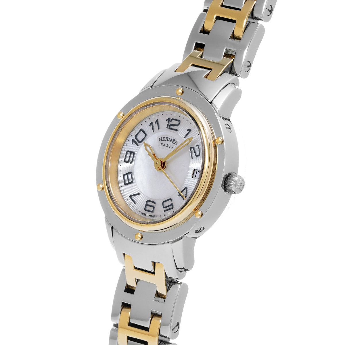 Clipper CP1.220 White MOP HERMES Ladies [Pre-owned].