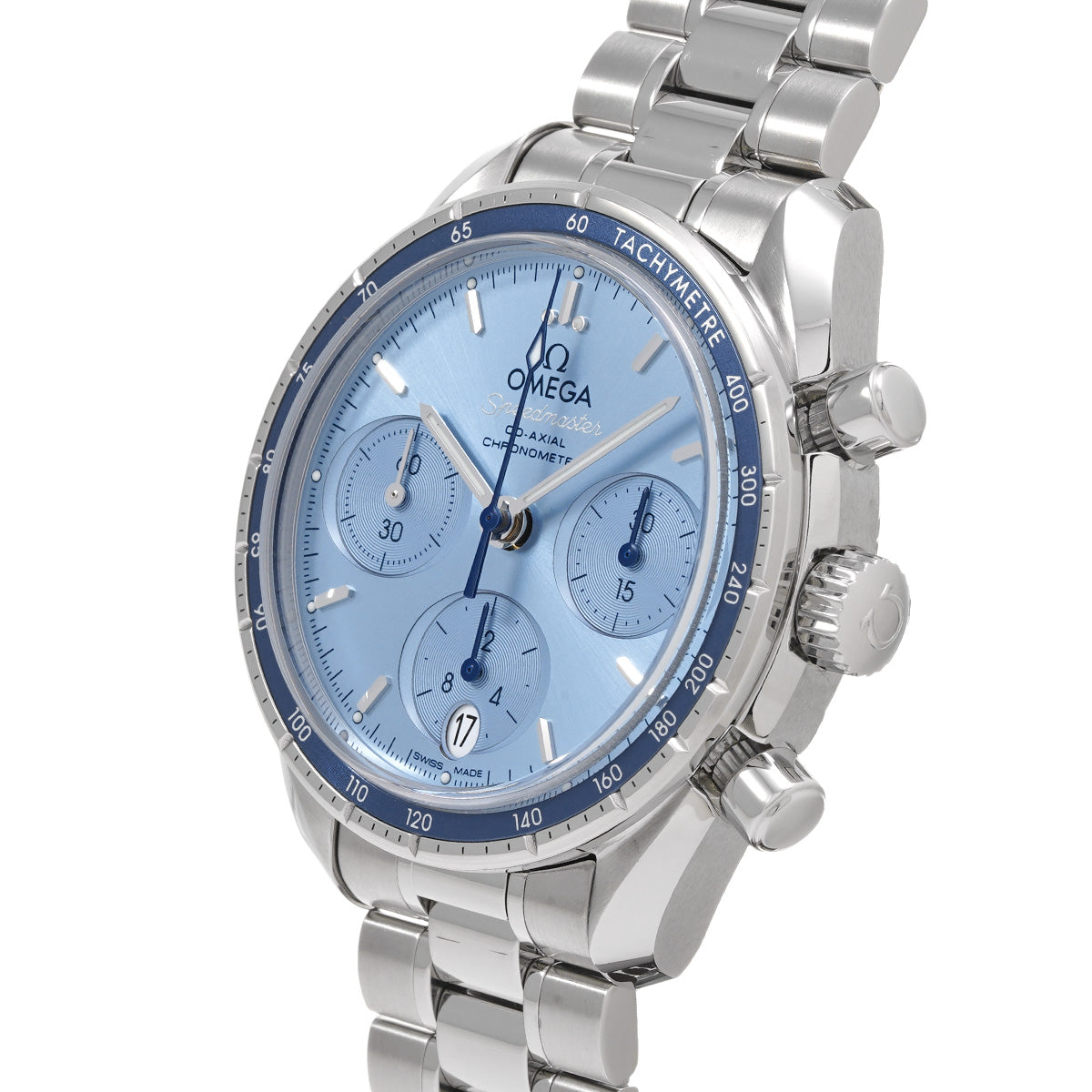 Speedmaster 38 Co-Axial 324.30.38.50.03.001 Blue OMEGA Unisex [Pre-Owned].