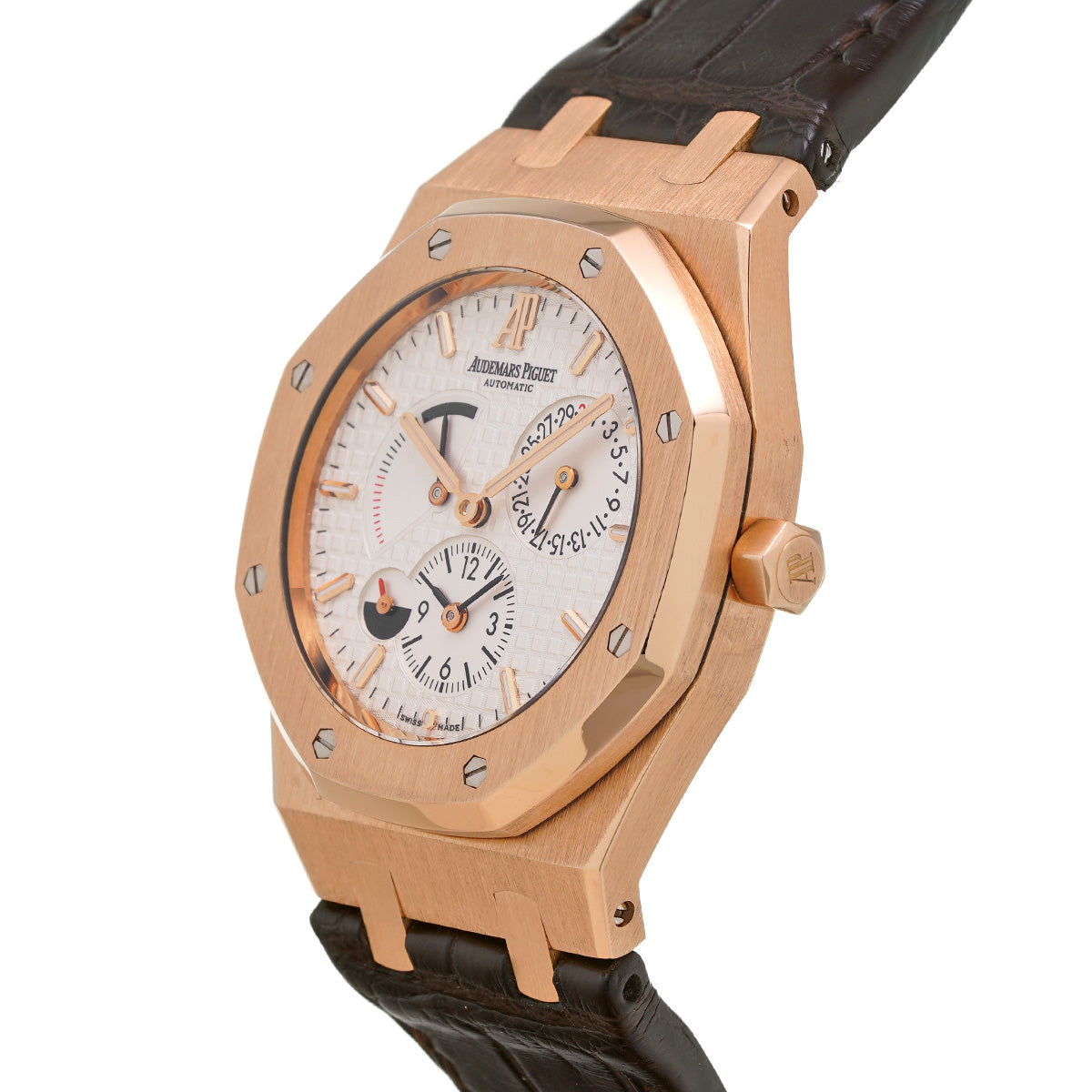 Royal Oak Dual Time 26120OR.OO.D088CR.01 White AUDEMARS PIGUET Men's [Pre-Owned].